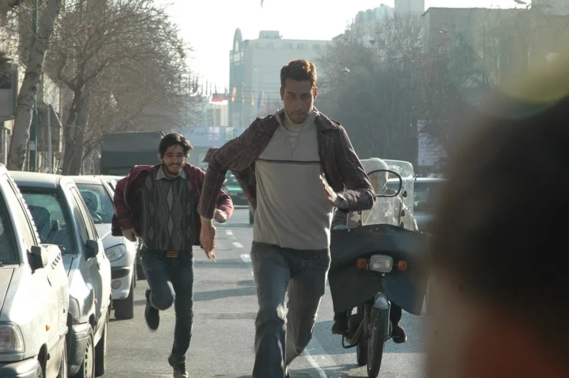 Bahram Afshari and Majid Asghari in Simple Worker Needed (2017)