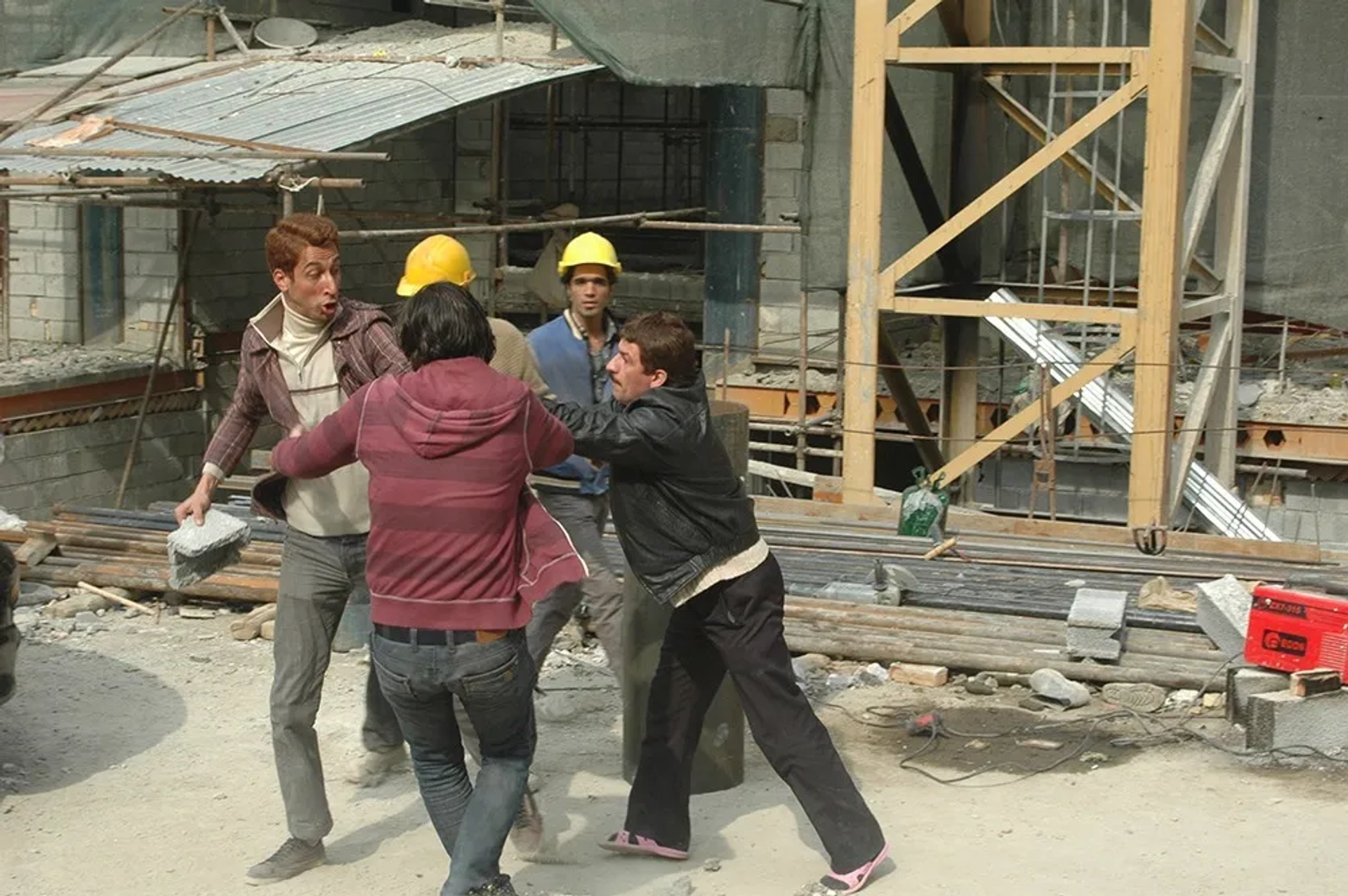 Siroos Hemati, Bahram Afshari, and Majid Asghari in Simple Worker Needed (2017)