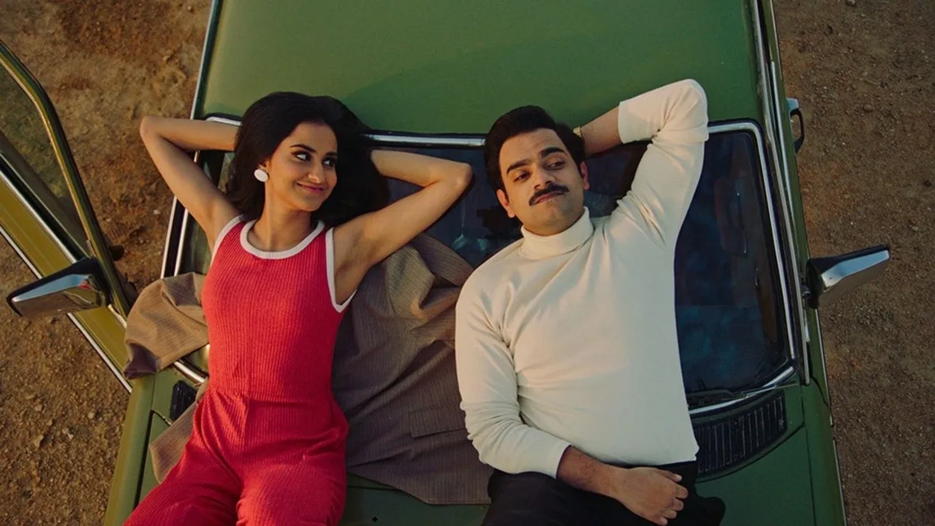 Hamza Haq and Amrit Kaur in The Queen of My Dreams (2023)