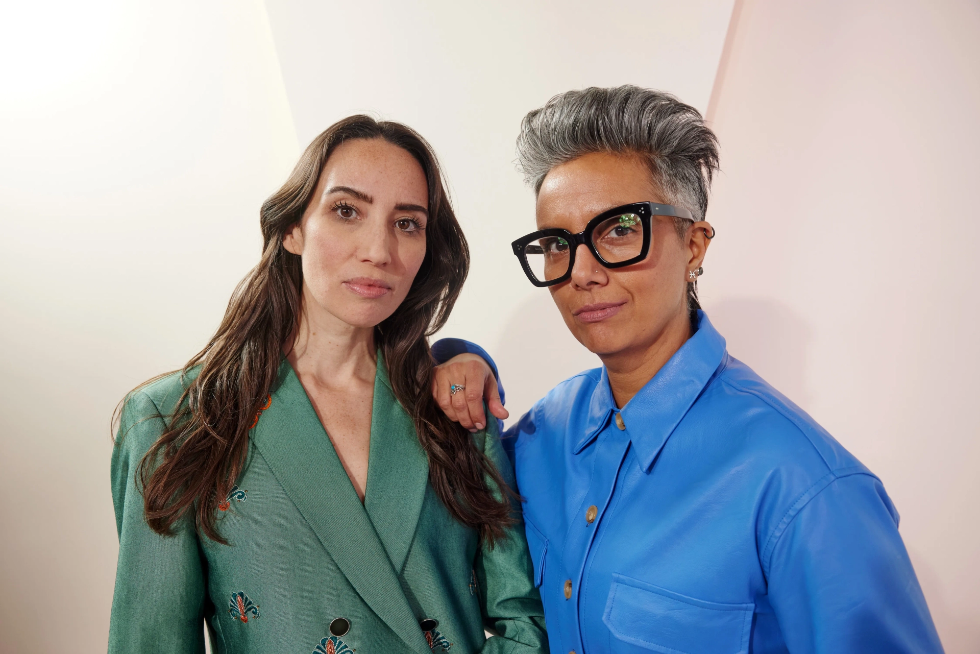 Andria Wilson Mirza and Fawzia Mirza at an event for The Queen of My Dreams (2023)