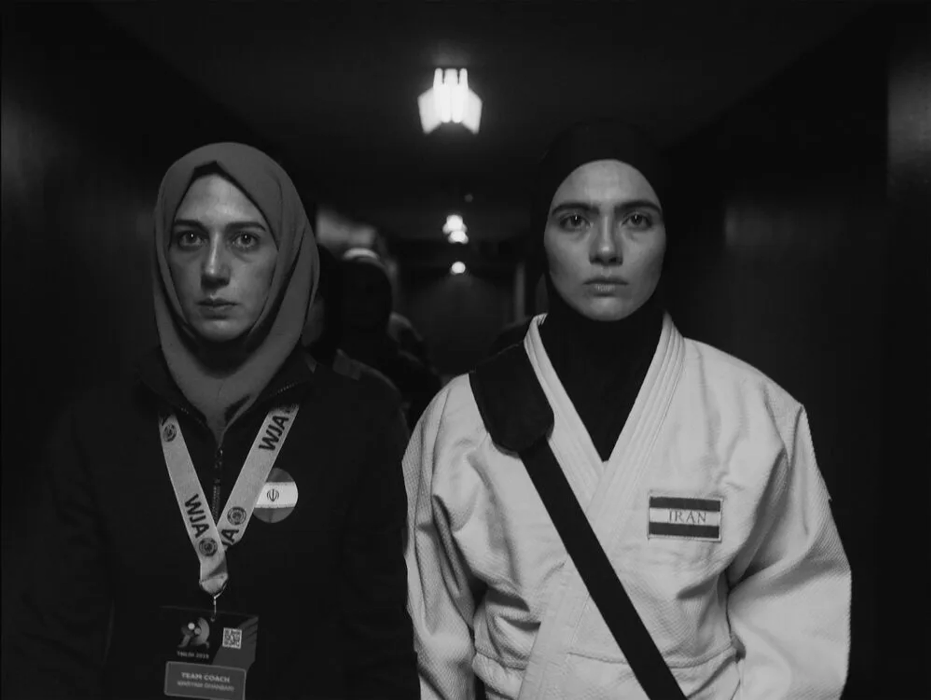 Zar Amir Ebrahimi and Arienne Mandi in Tatami (2023)