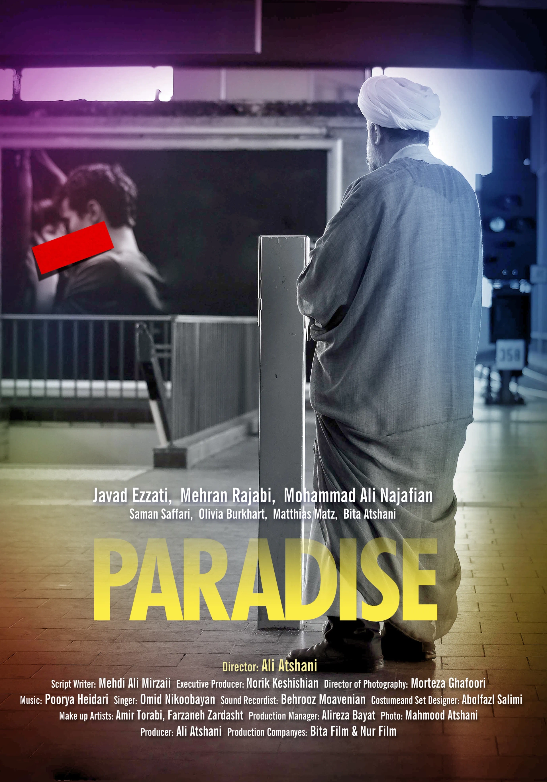 Javad Ezati, Morteza Ghafoori, Mahdi Alimirzaee, and Ali Atshani in Paradise (2016)