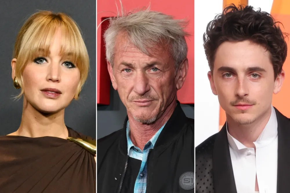 شان پن جنیفر لارنس را آخرین ستاره سینما خواند