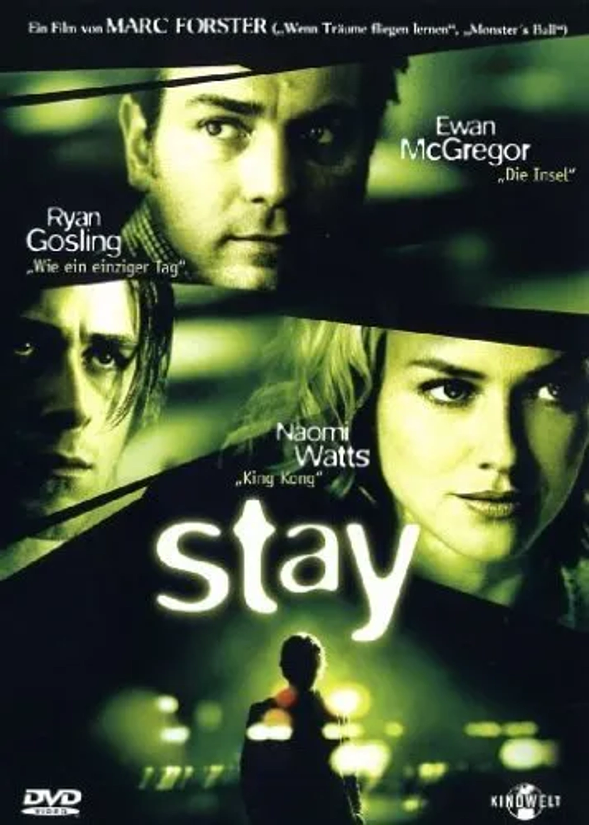 Ewan McGregor, Ryan Gosling, and Naomi Watts in Stay (2005)