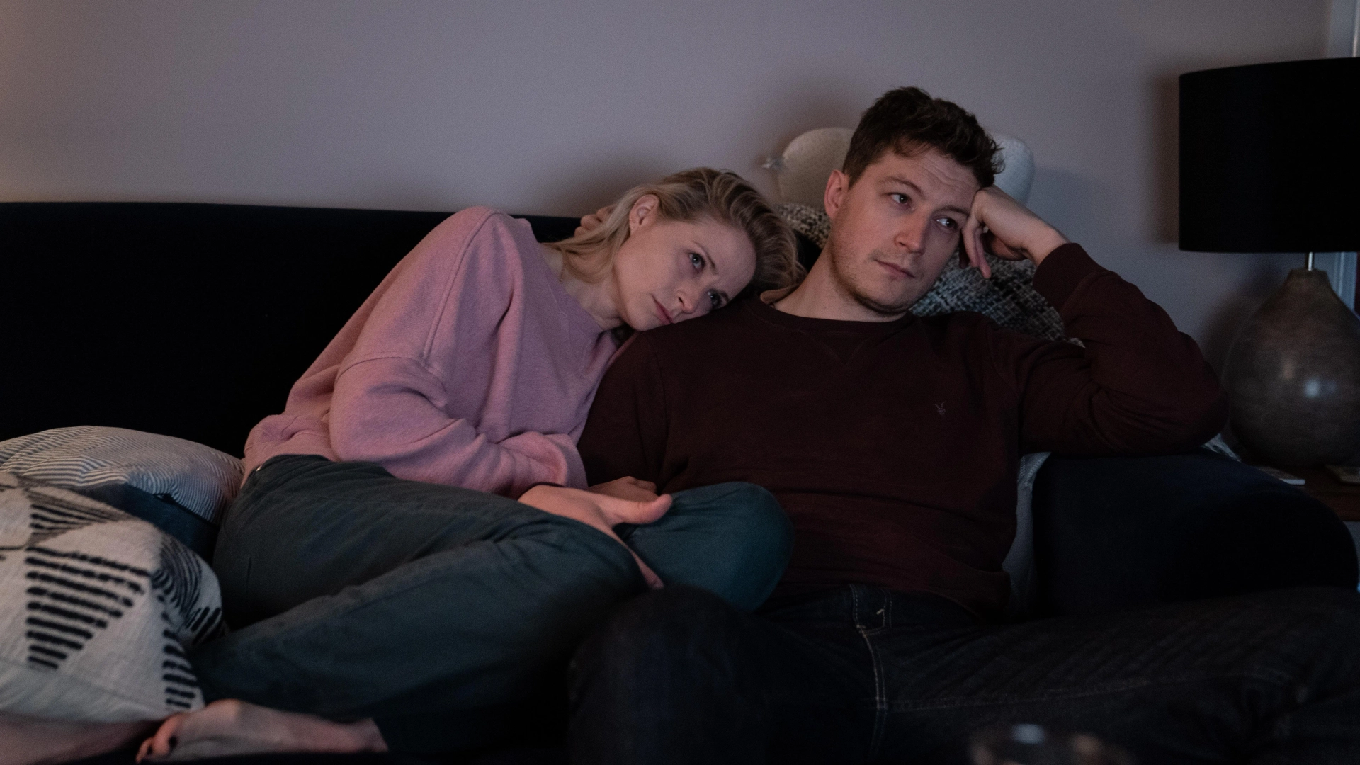 Lorne MacFadyen and Niamh Algar in Malpractice (2023)
