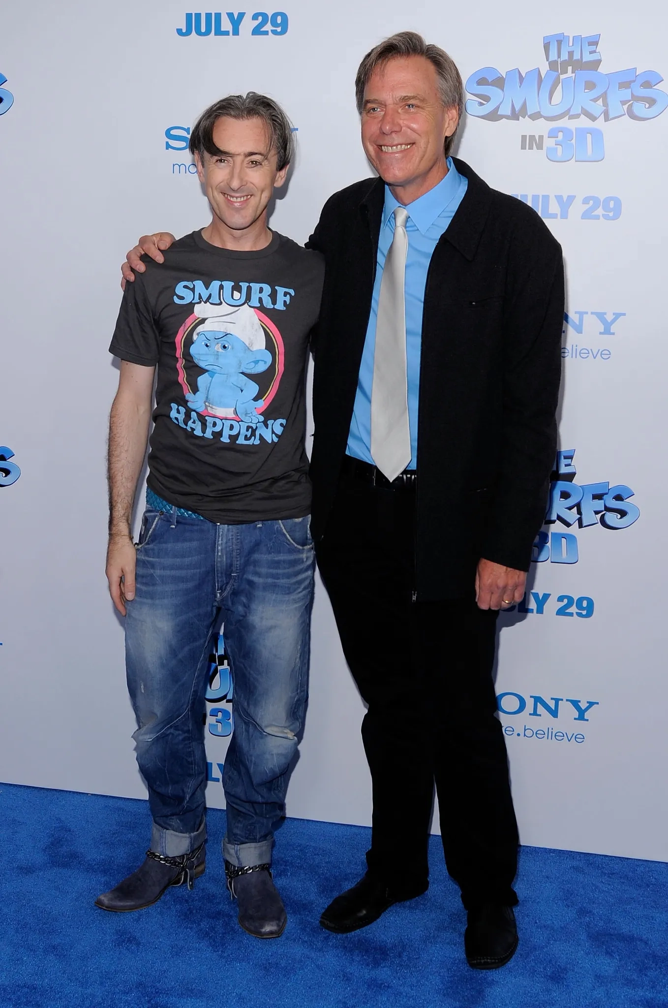 Alan Cumming and Raja Gosnell at an event for The Smurfs (2011)