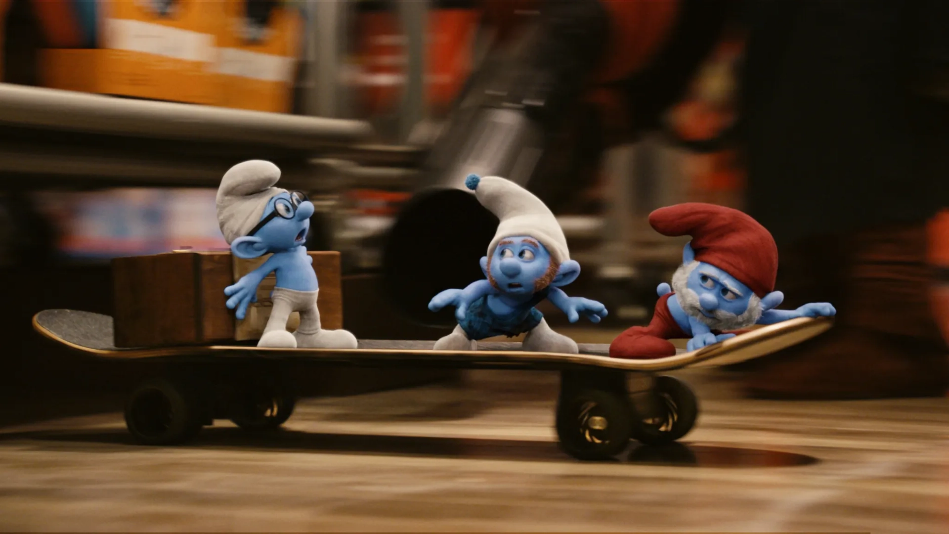 Alan Cumming, Jonathan Winters, and Fred Armisen in The Smurfs (2011)