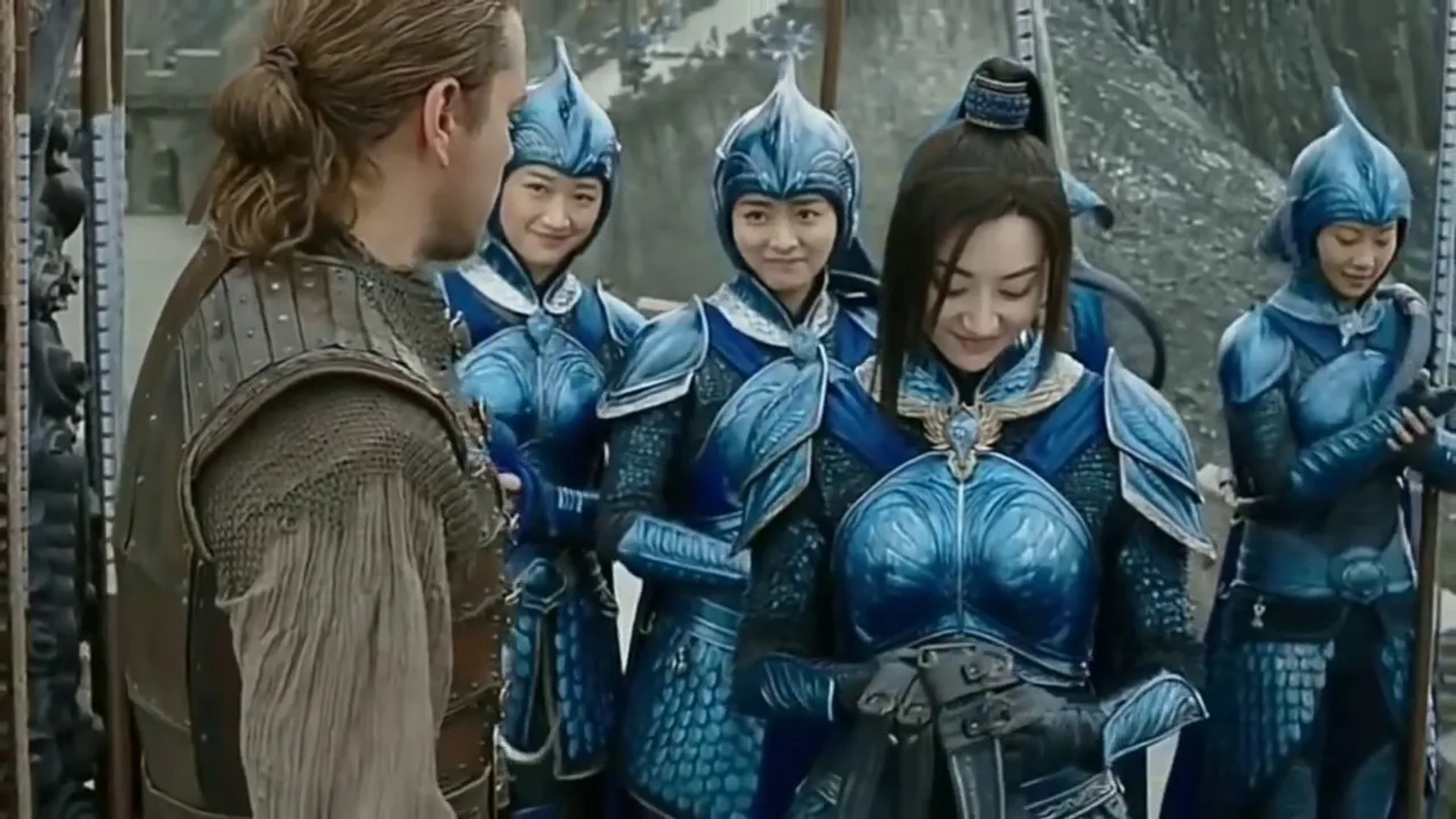 Matt Damon and Tian Jing in The Great Wall (2016)