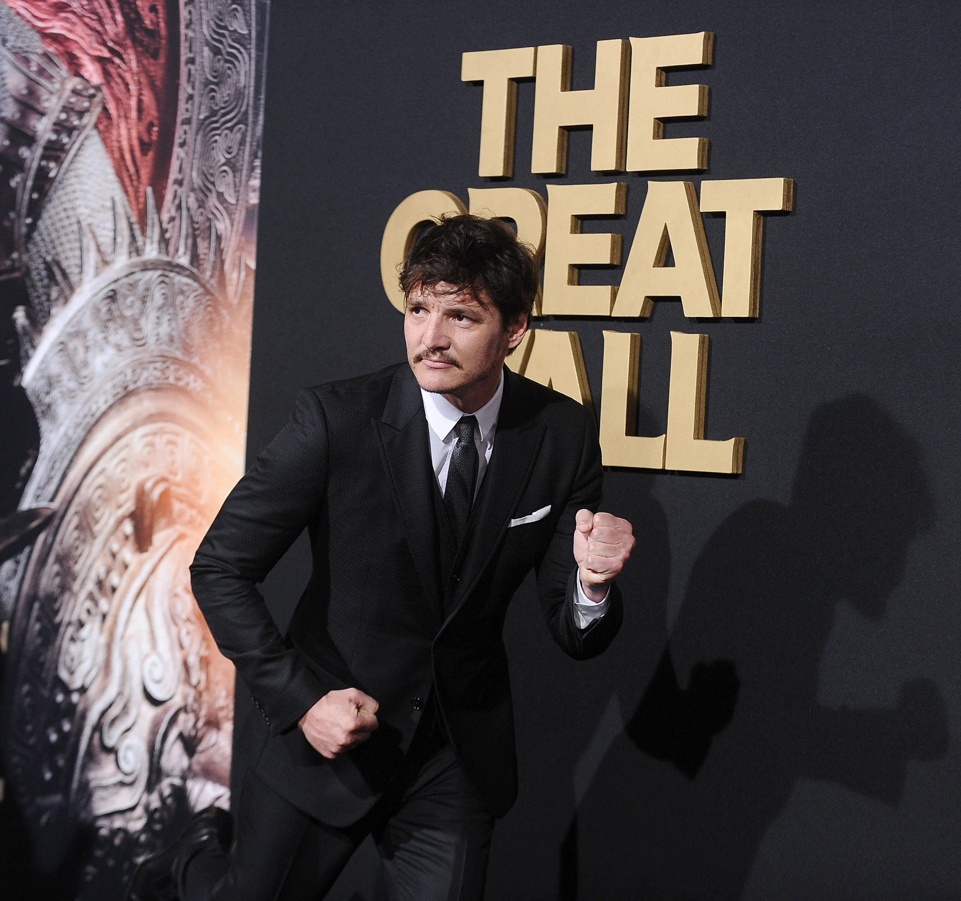 Pedro Pascal at an event for The Great Wall (2016)
