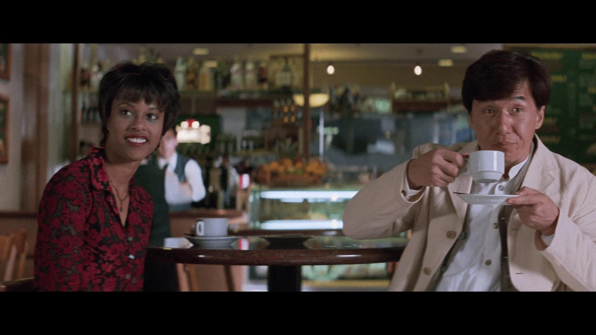Jackie Chan and Karen McLymont in Mr. Nice Guy (1997)