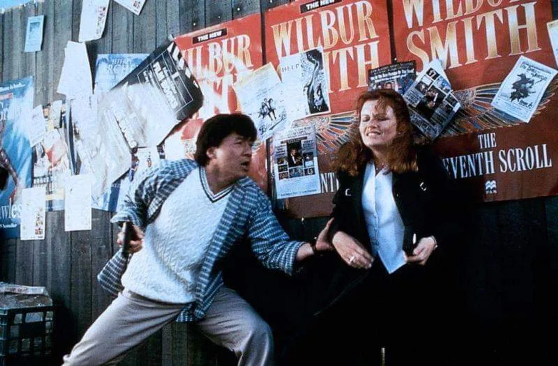 Jackie Chan and Gabrielle Fitzpatrick in Mr. Nice Guy (1997)