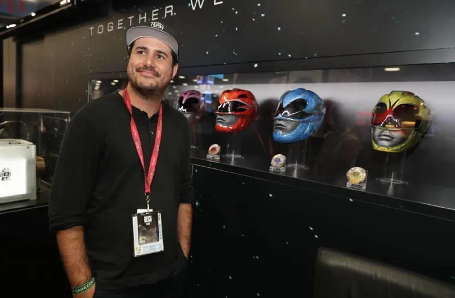 Dean Israelite at an event for Power Rangers (2017)