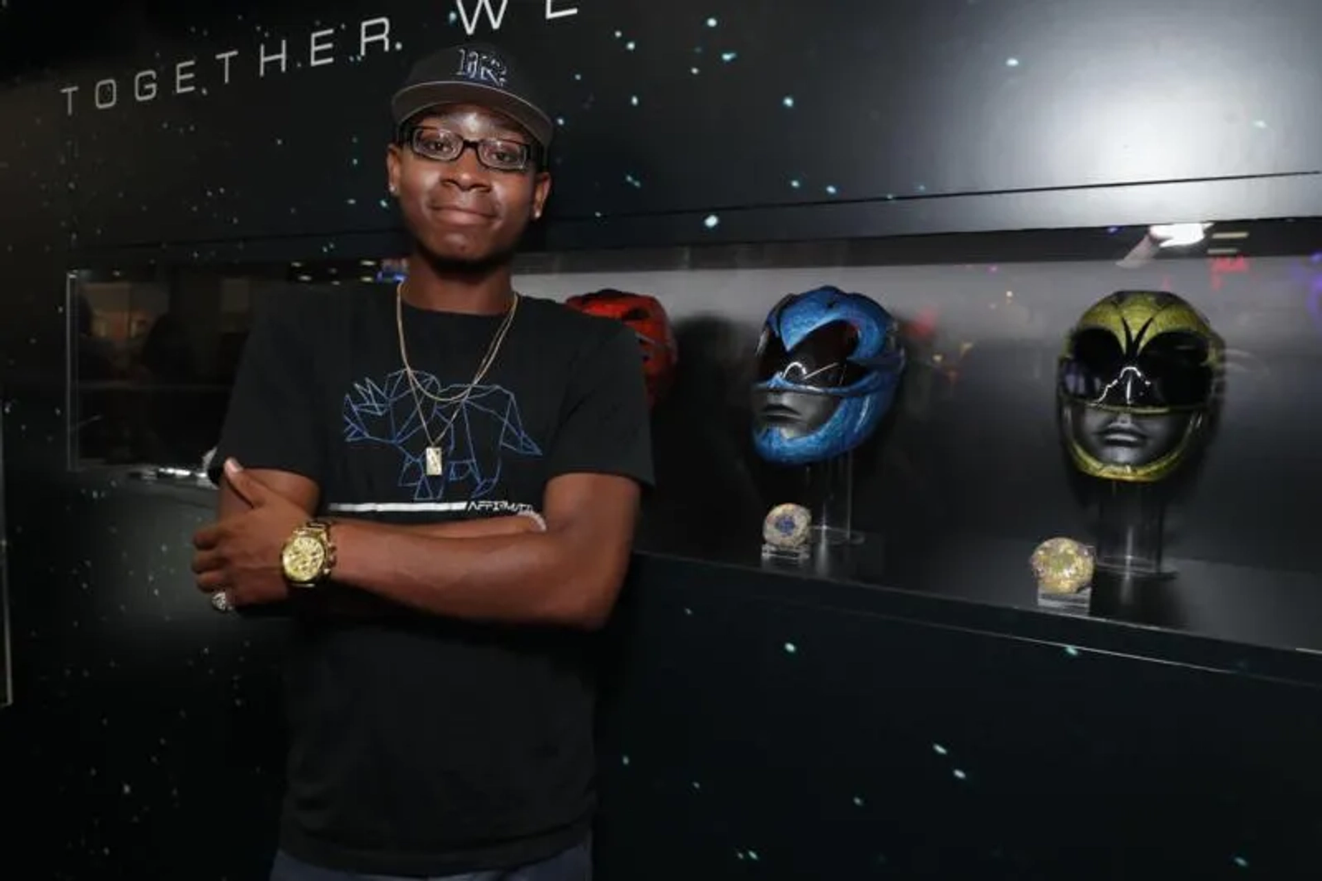 RJ Cyler at an event for Power Rangers (2017)