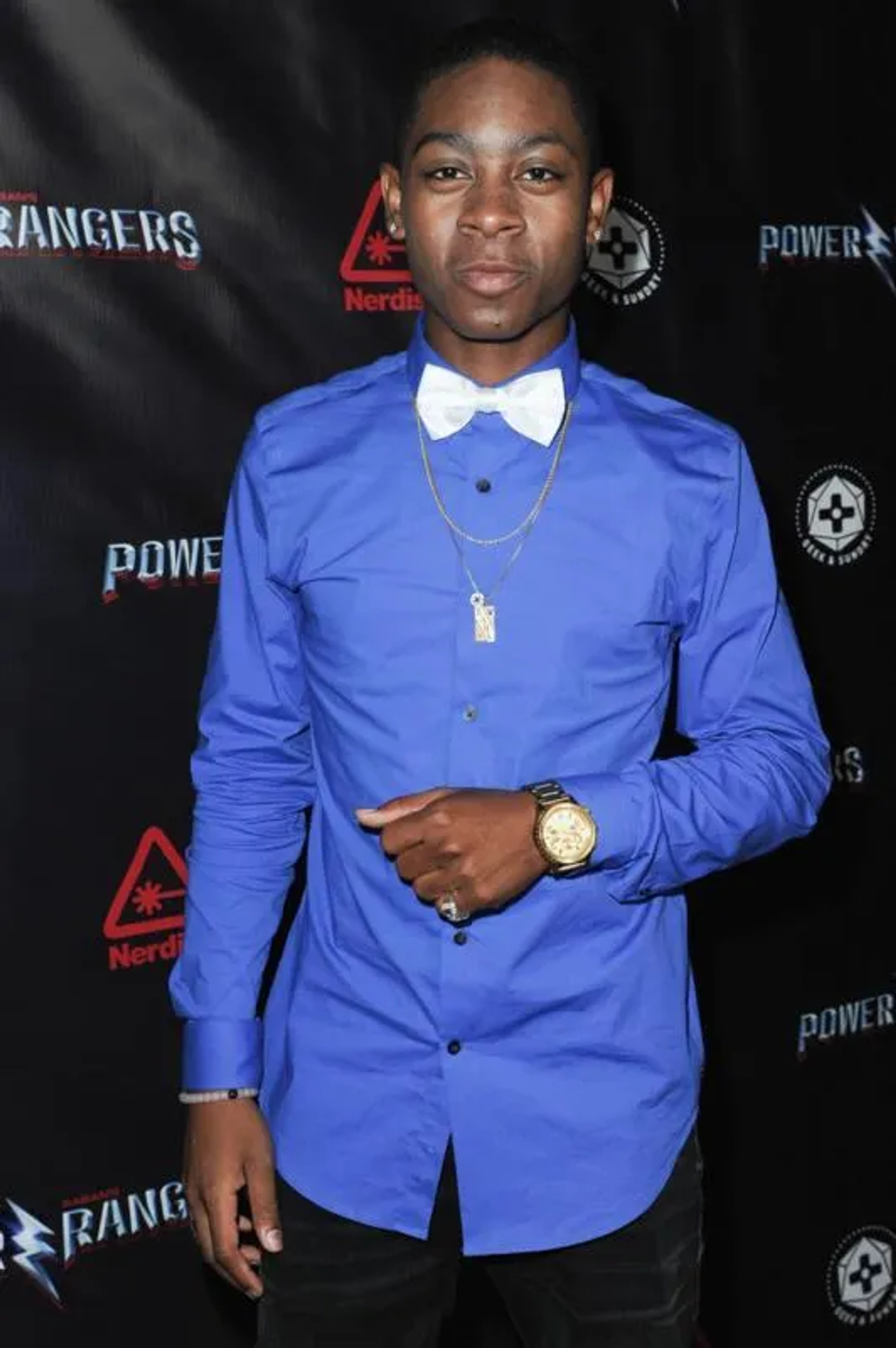 RJ Cyler at an event for Power Rangers (2017)