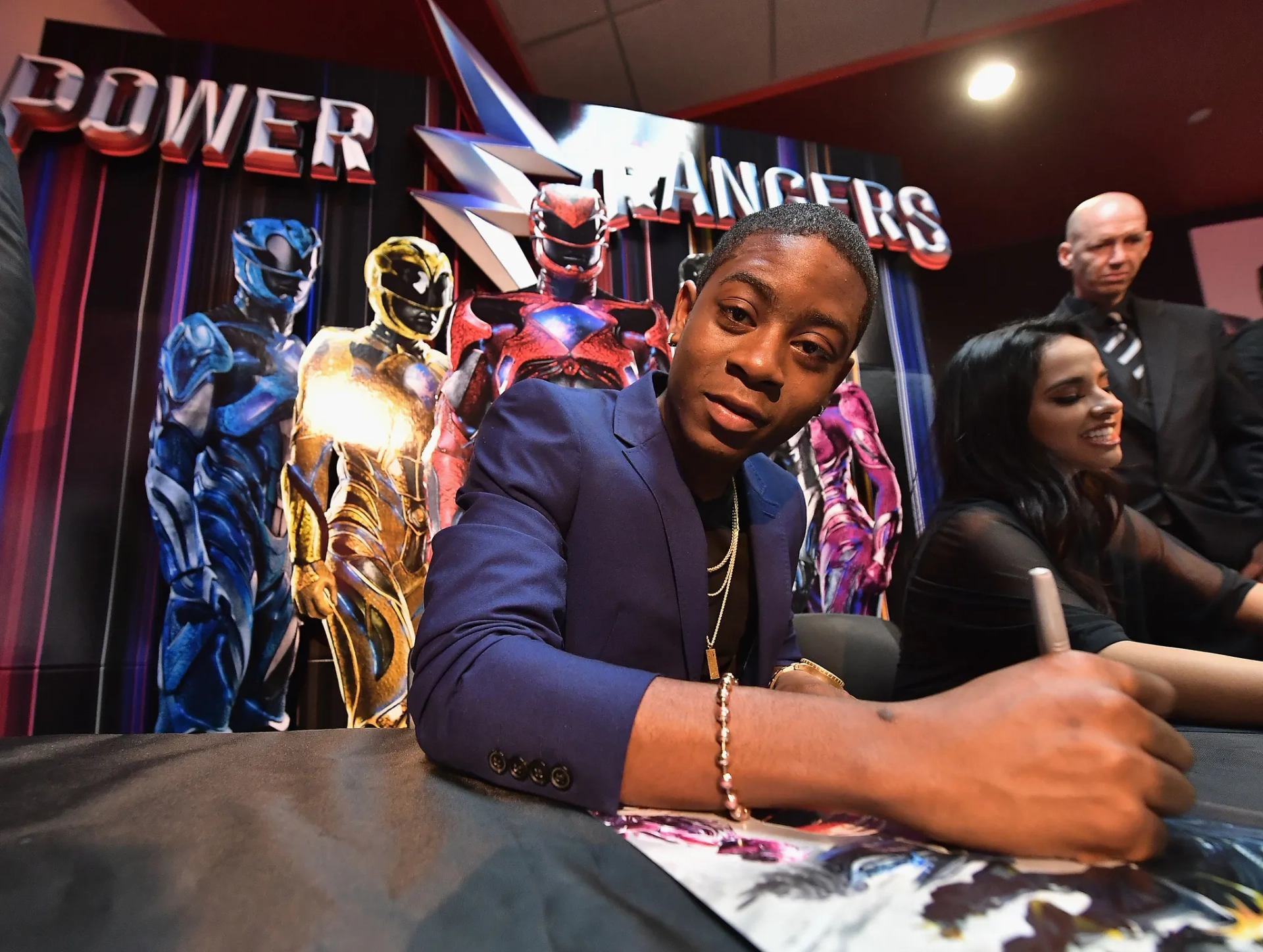 RJ Cyler at an event for Power Rangers (2017)