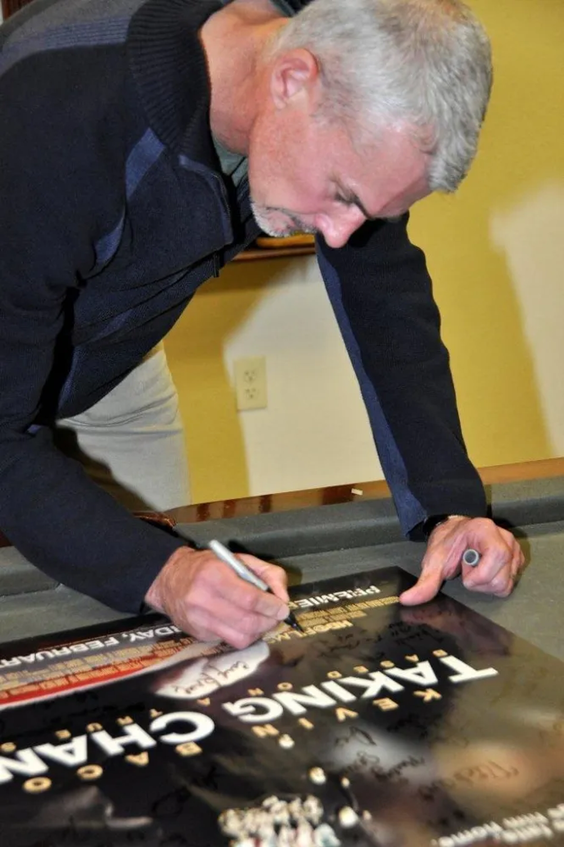 Michael Strobl at an event for Taking Chance (2009)