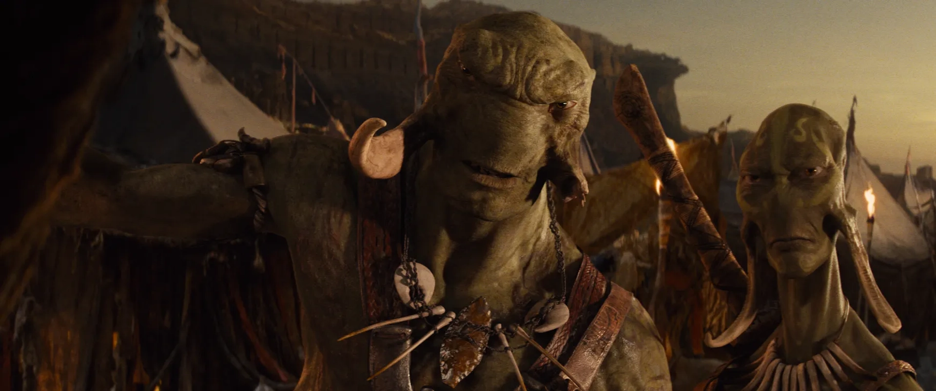 Thomas Haden Church and Polly Walker in John Carter (2012)