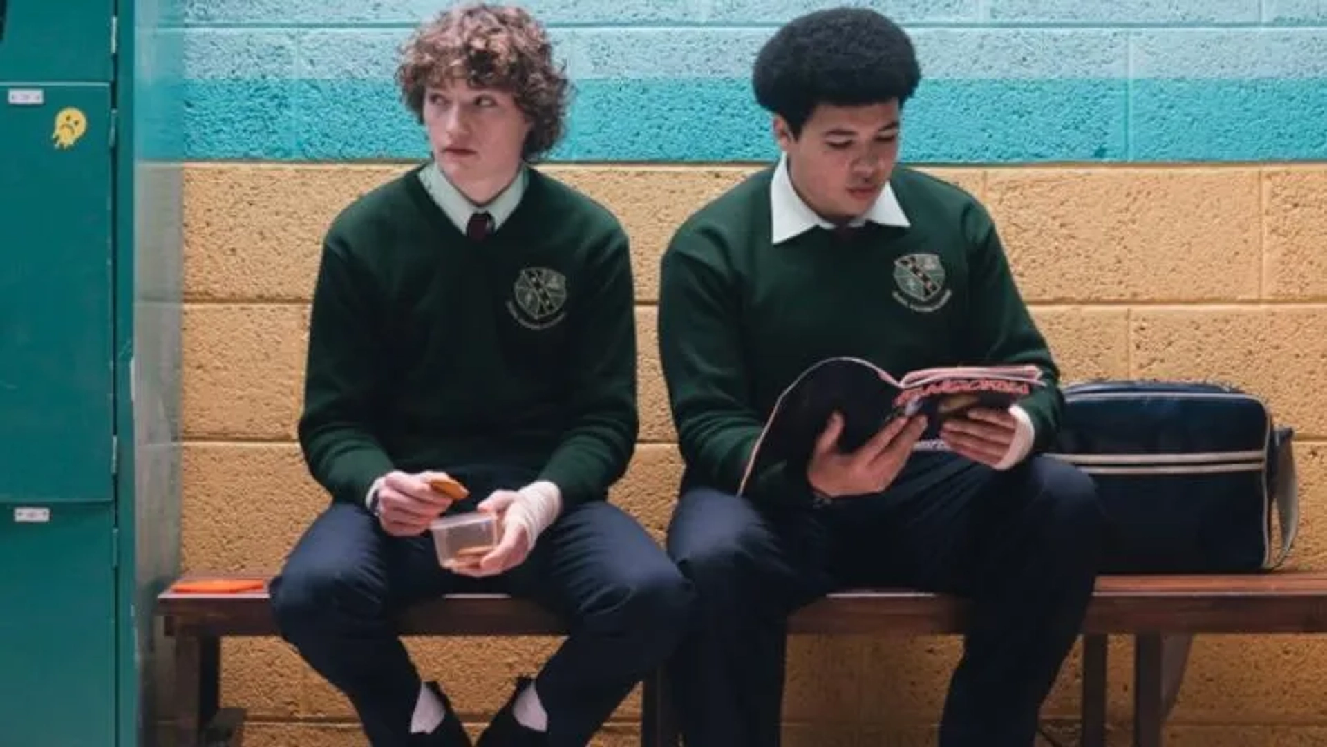 Justin Daniels Anene and Cal O'Driscoll in Video Nasty (2025)