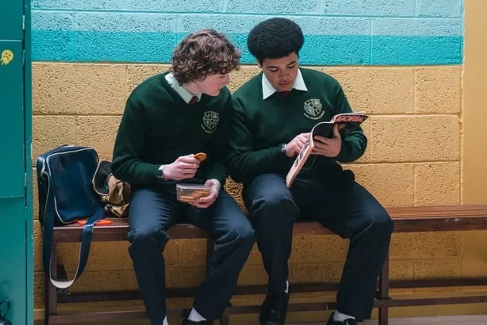 Justin Daniels Anene and Cal O'Driscoll in Video Nasty (2025)