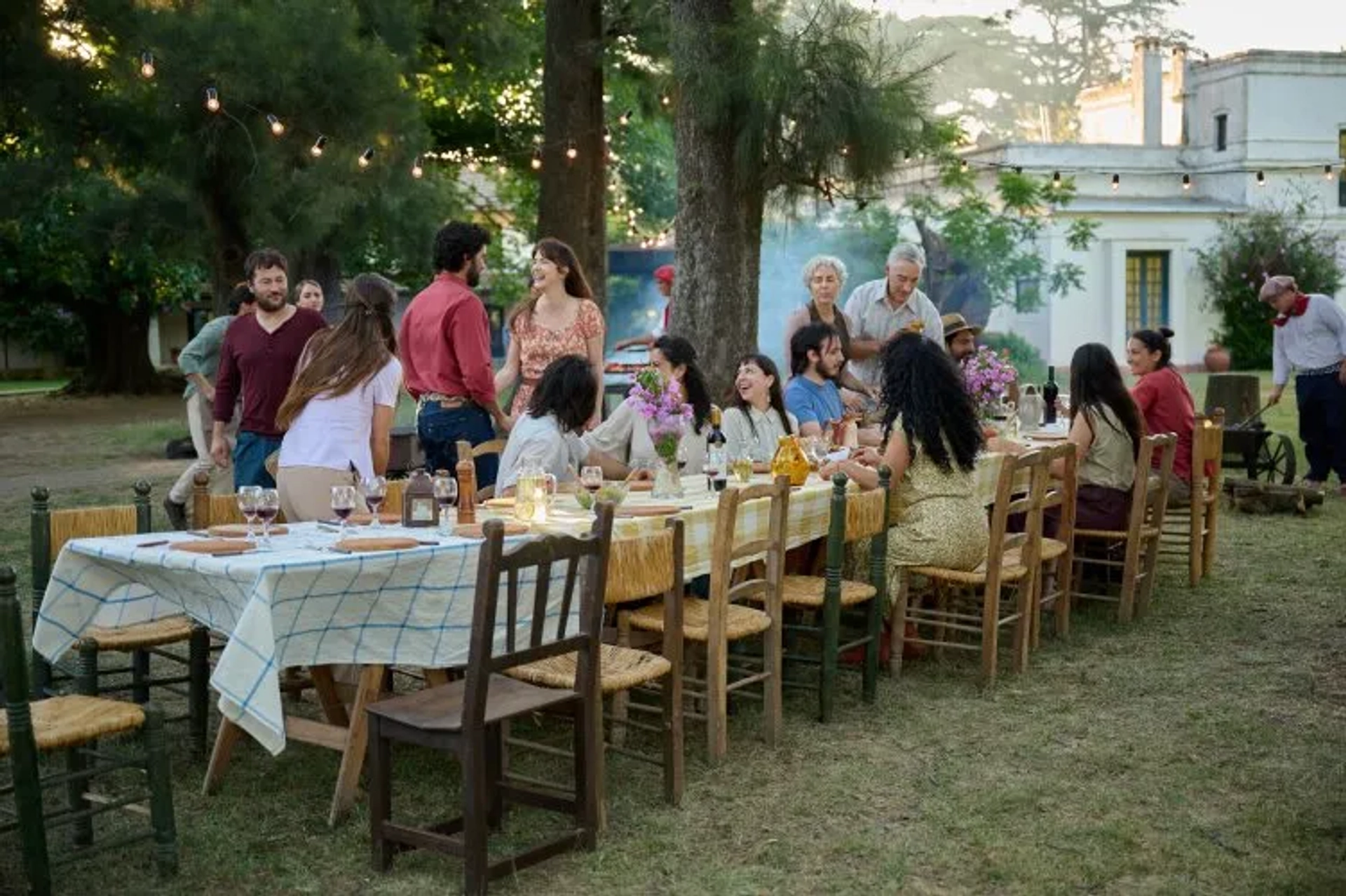Iván Espeche, Julie Gonzalo, Juan Pablo Di Pace, Jacqueline Parisier, Eliseo Barrionuevo, and Valentina Frione in My Argentine Heart (2025)
