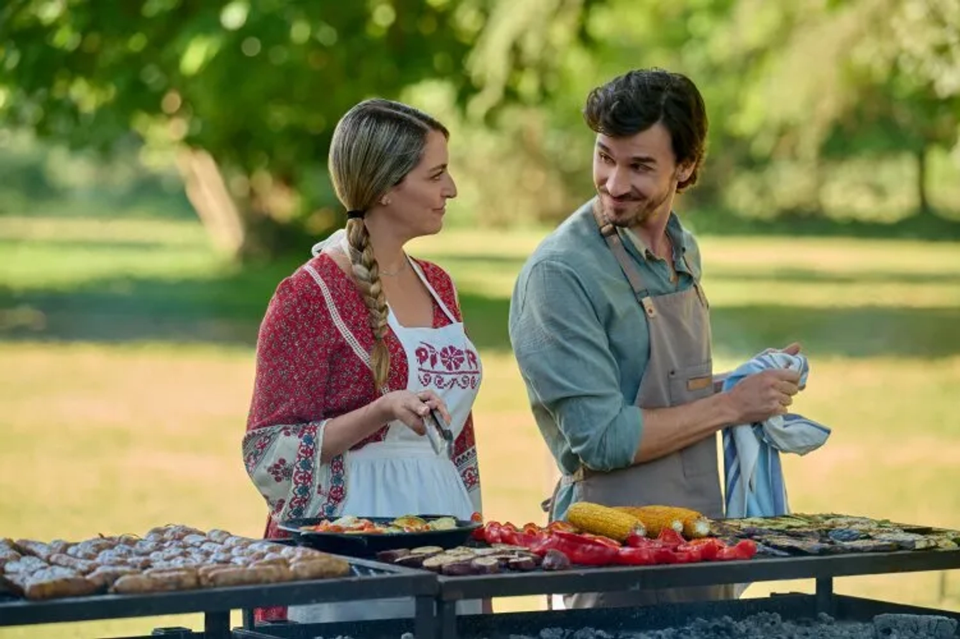 Eliseo Barrionuevo and Valentina Frione in My Argentine Heart (2025)