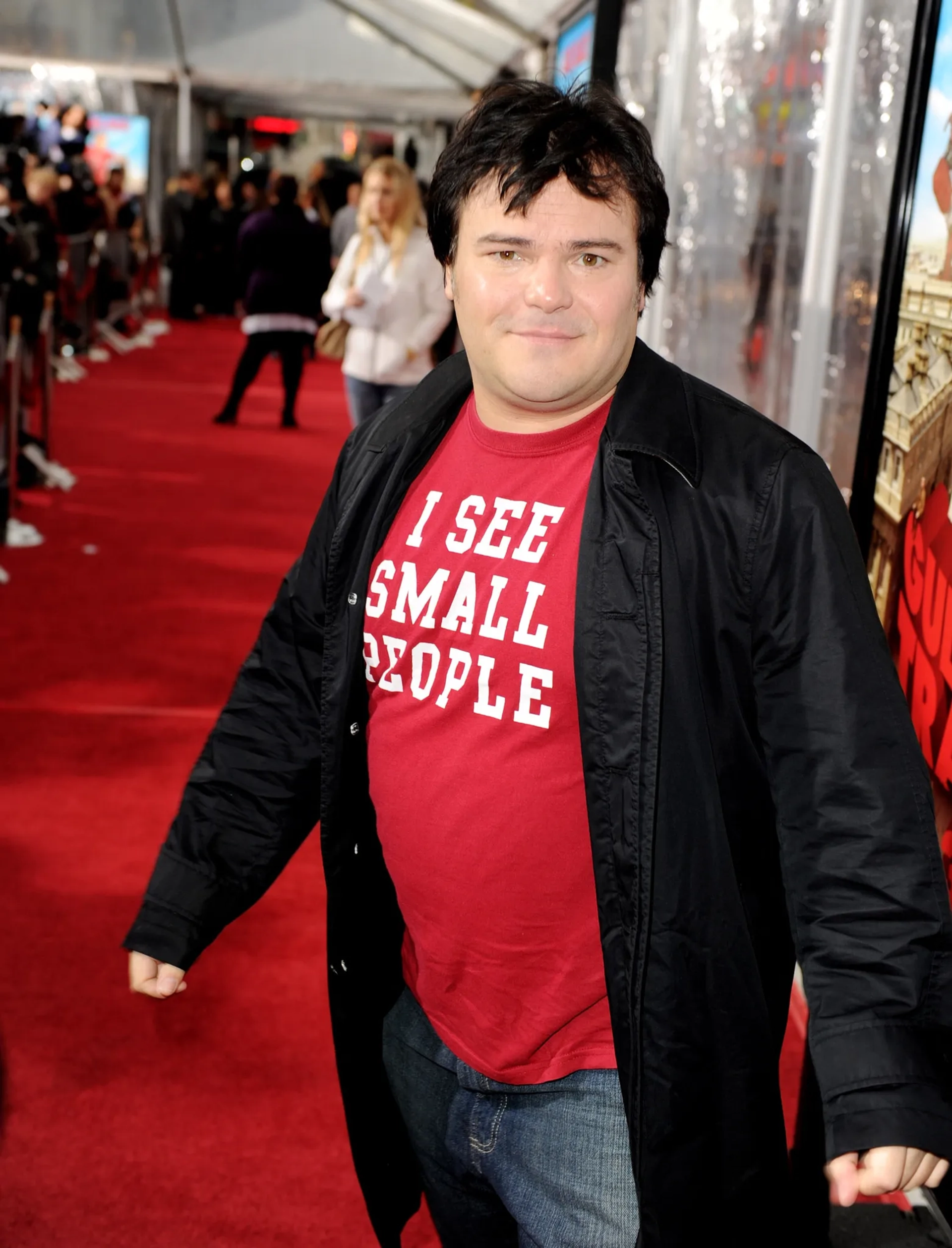 Jack Black at an event for Gulliver's Travels (2010)