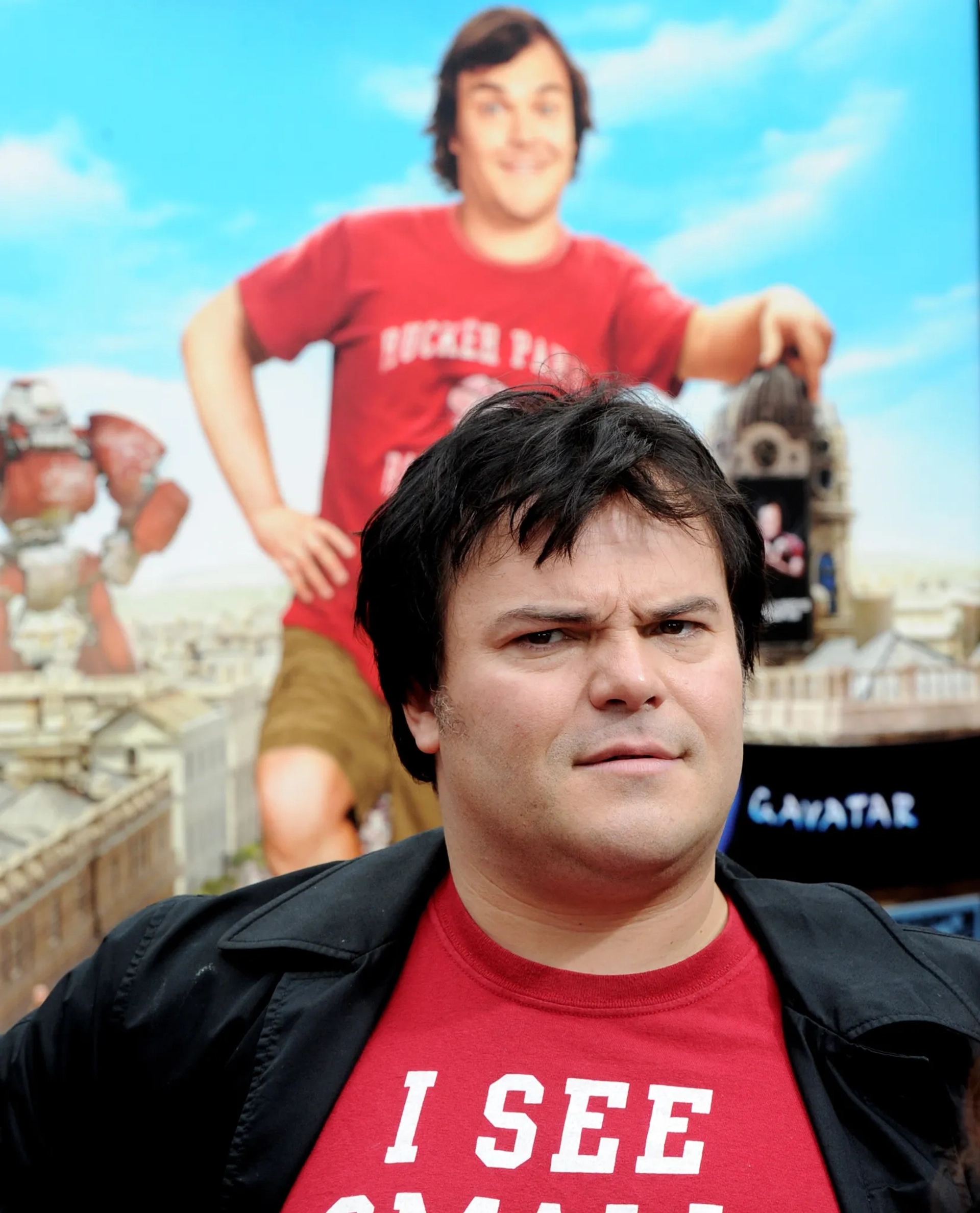 Jack Black at an event for Gulliver's Travels (2010)