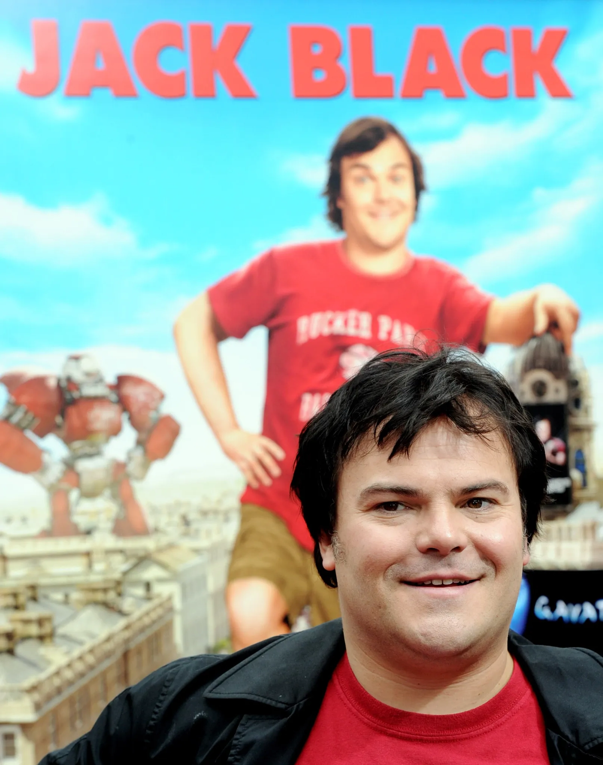 Jack Black at an event for Gulliver's Travels (2010)