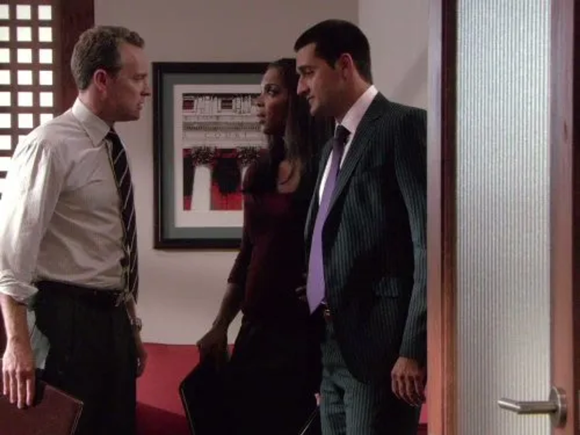 Tate Donovan and Marlyne Barrett in Damages (2007)