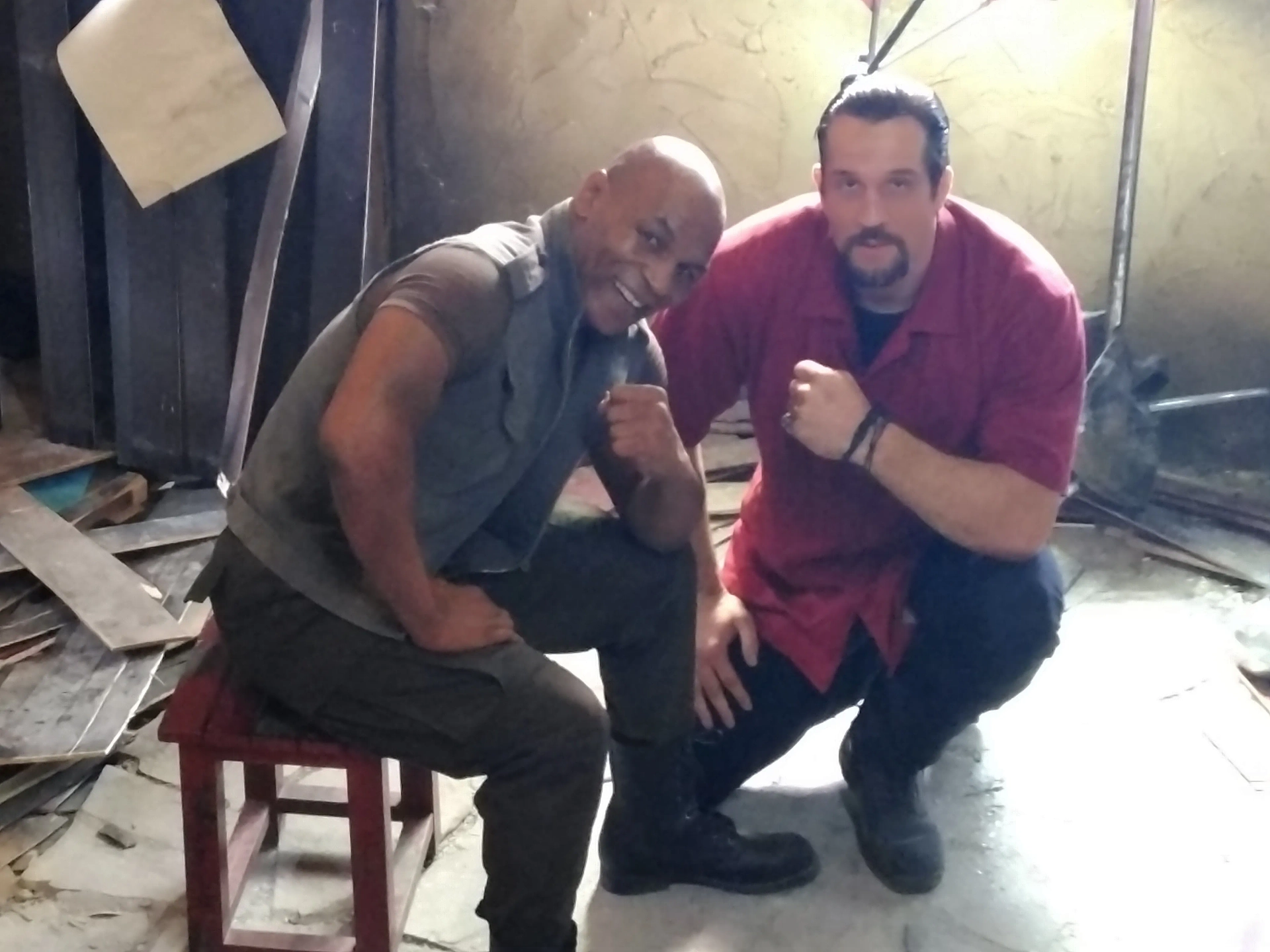 Mike Tyson and Kevin Lee in China Salesman (2017)