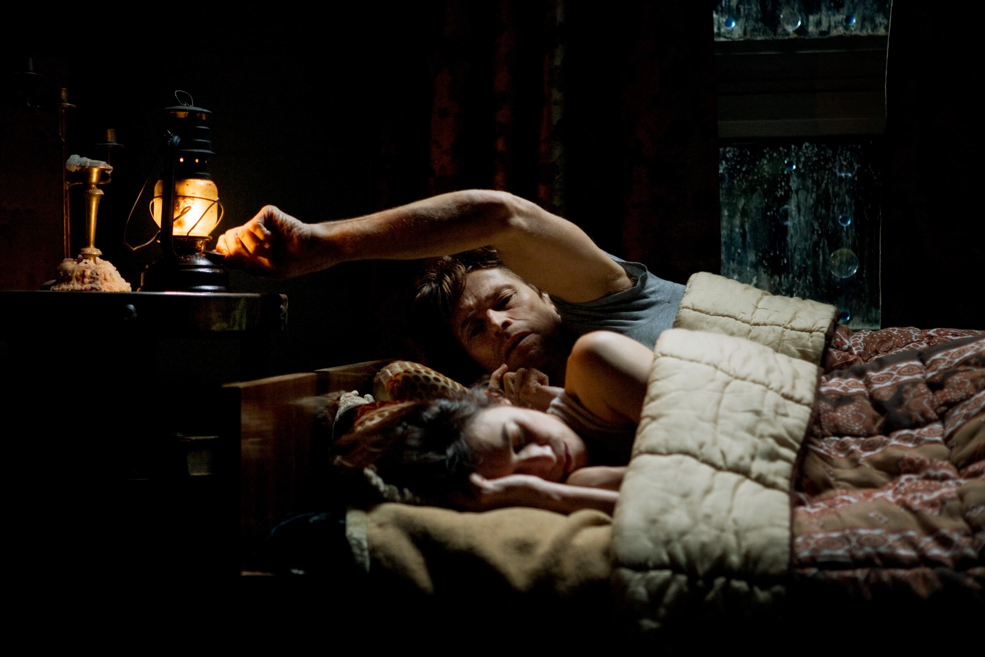 Willem Dafoe and Charlotte Gainsbourg in Antichrist (2009)