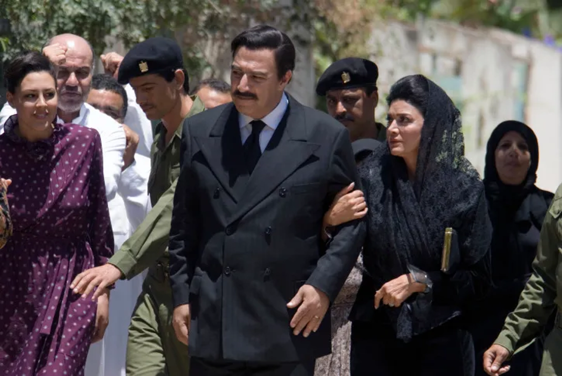 Shohreh Aghdashloo and Igal Naor in House of Saddam (2008)