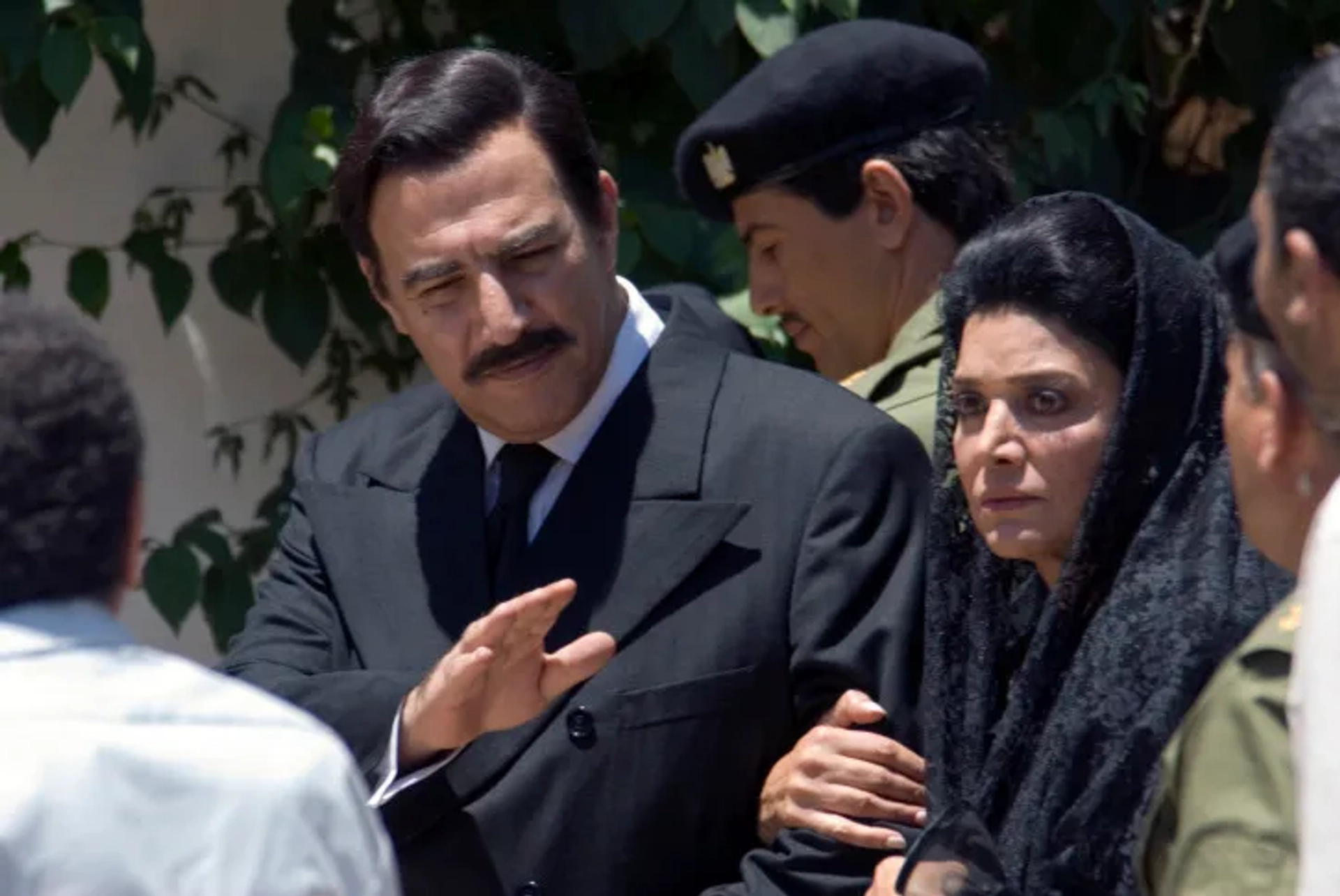 Shohreh Aghdashloo and Igal Naor in House of Saddam (2008)