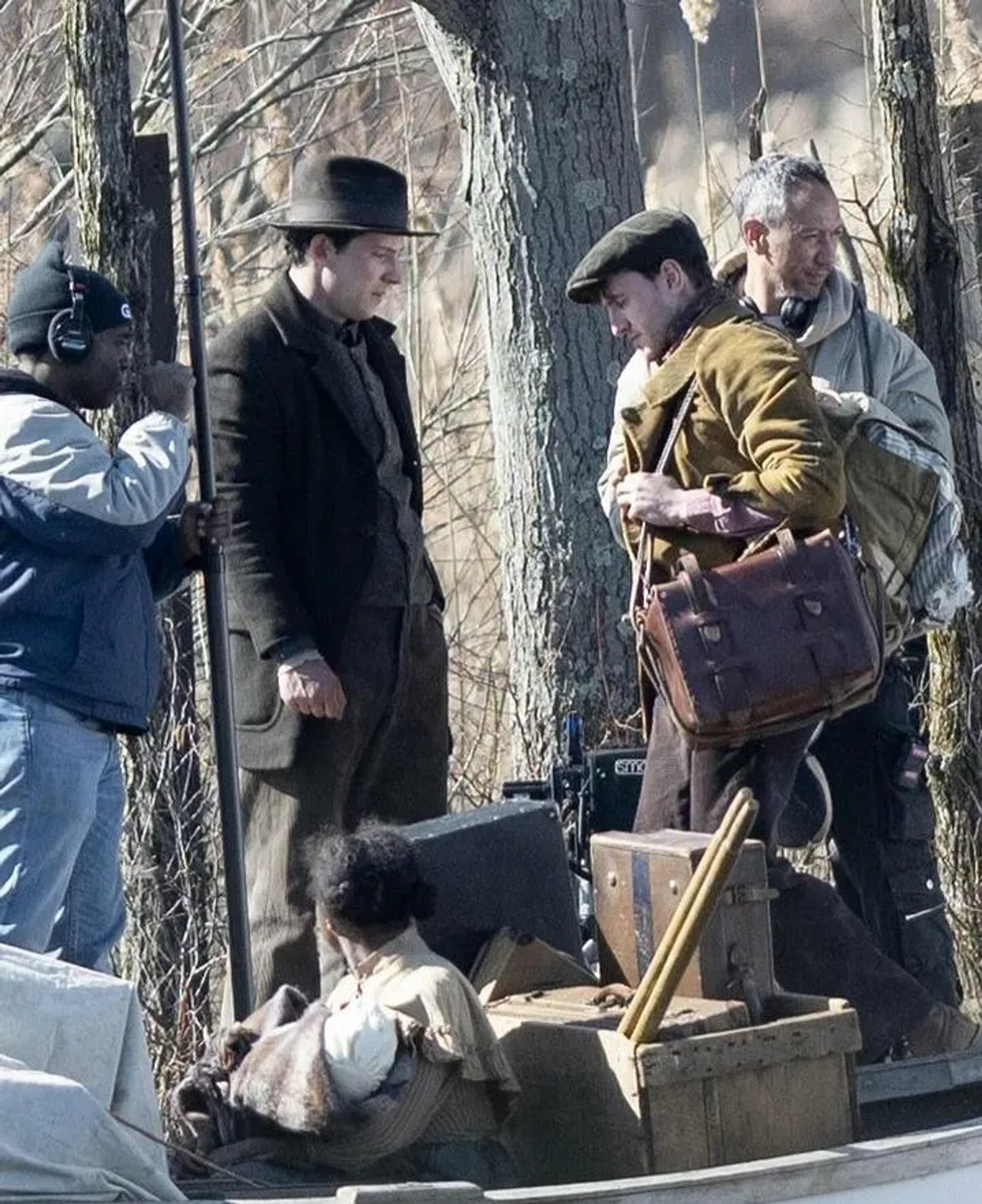 Oliver Hermanus, Brian N. Joseph, Josh O'Connor, and Paul Mescal in The History of Sound (2025)
