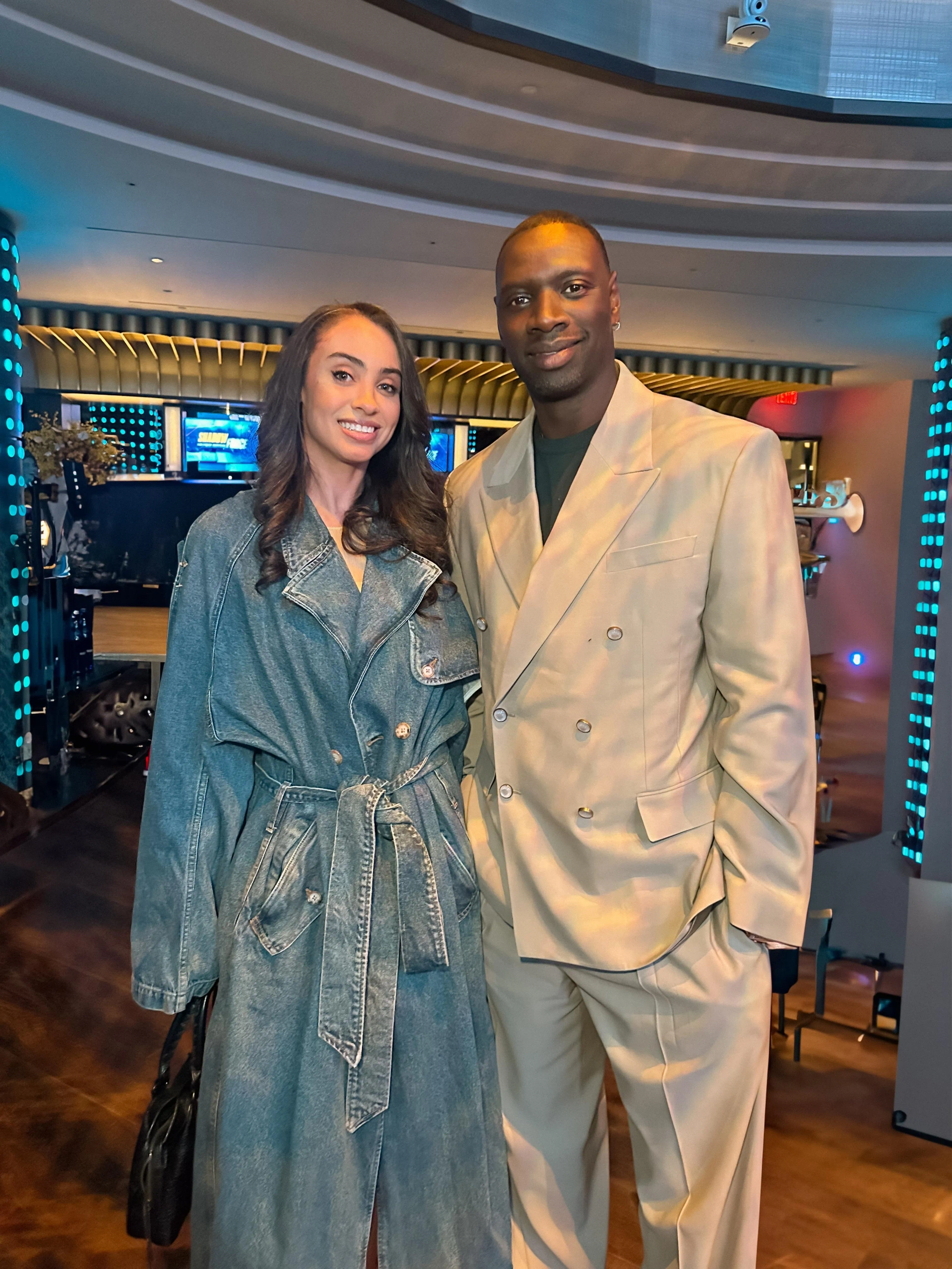Marissa Hill and Omar Sy at the New York Premiere of Shadow Force