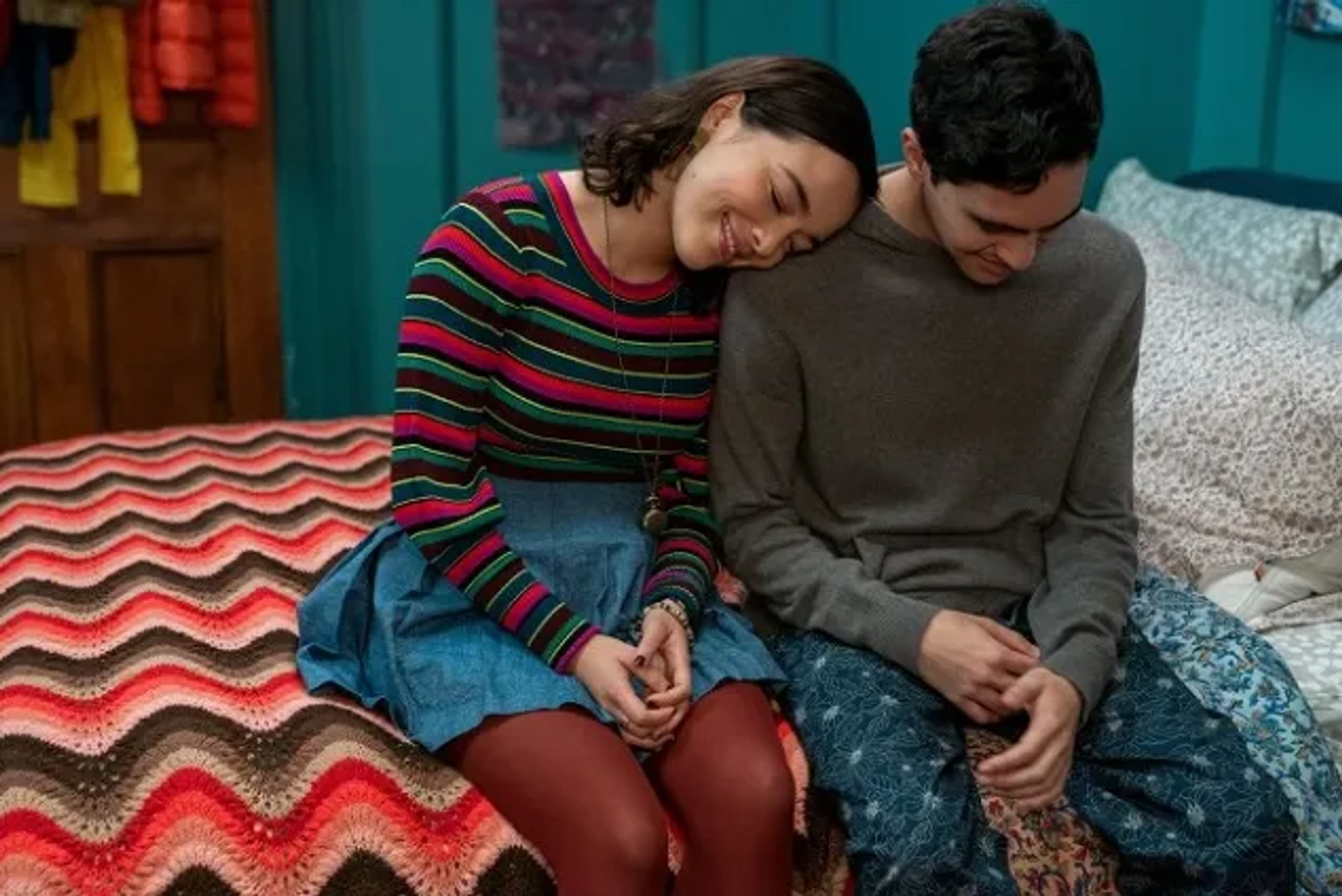 Troy Iwata and Midori Francis in Sofia & Edgar (2020)