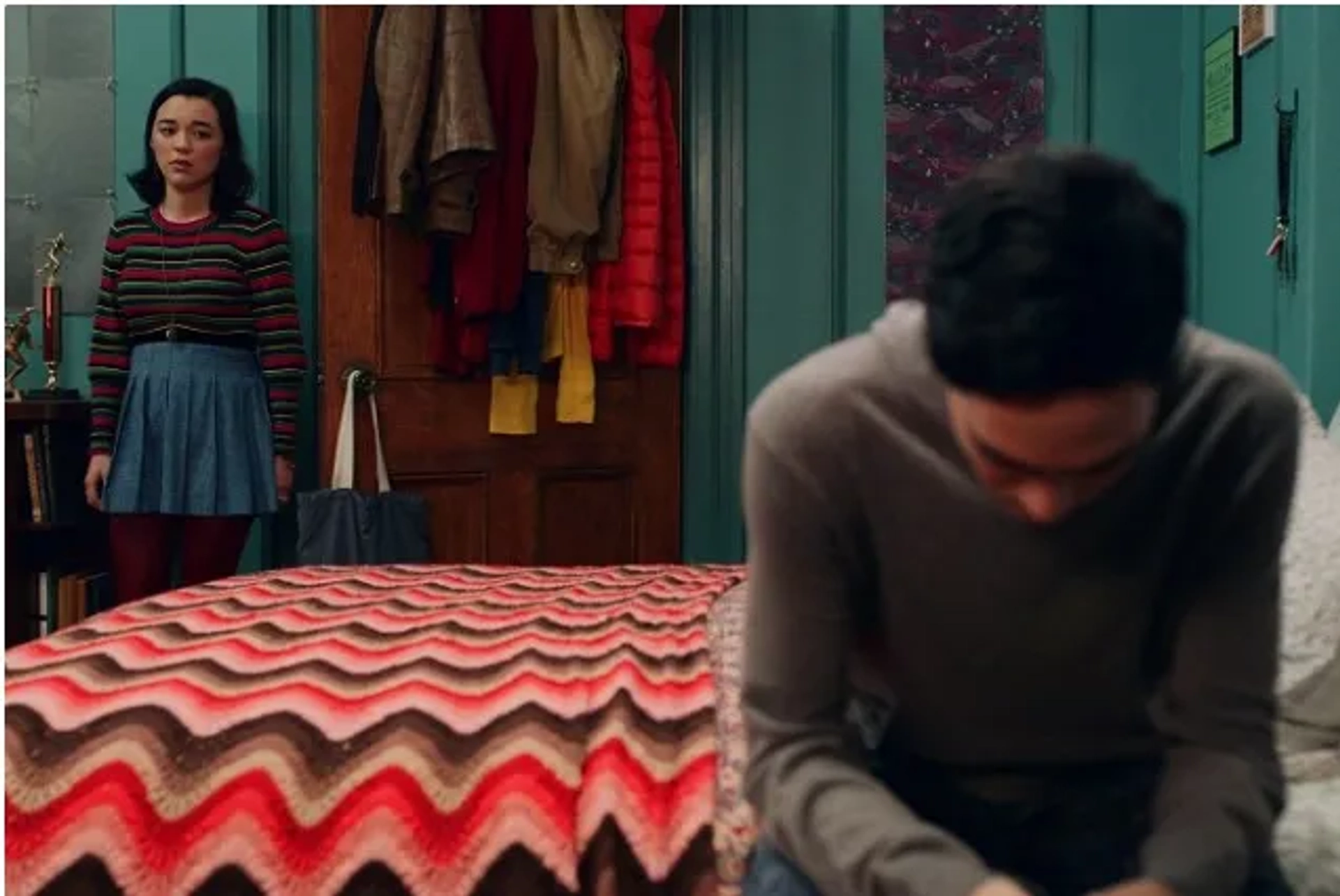 Troy Iwata and Midori Francis in Sofia & Edgar (2020)