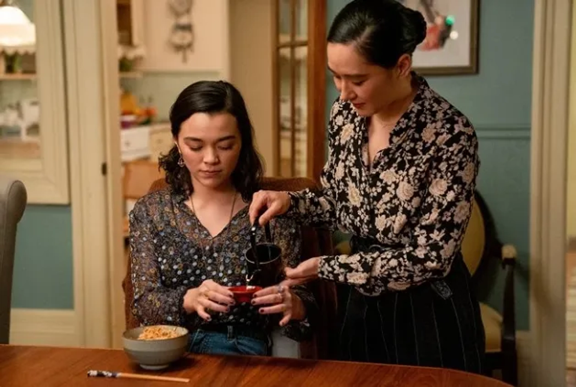 Jennifer Ikeda and Midori Francis in New Year's Eve (2020)