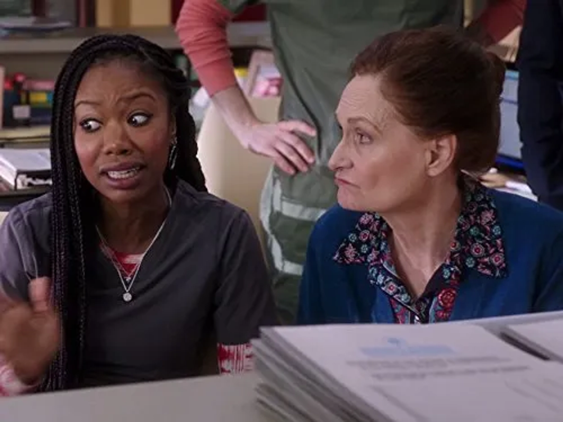 Beth Grant and Xosha Roquemore in The Mindy Project (2012)