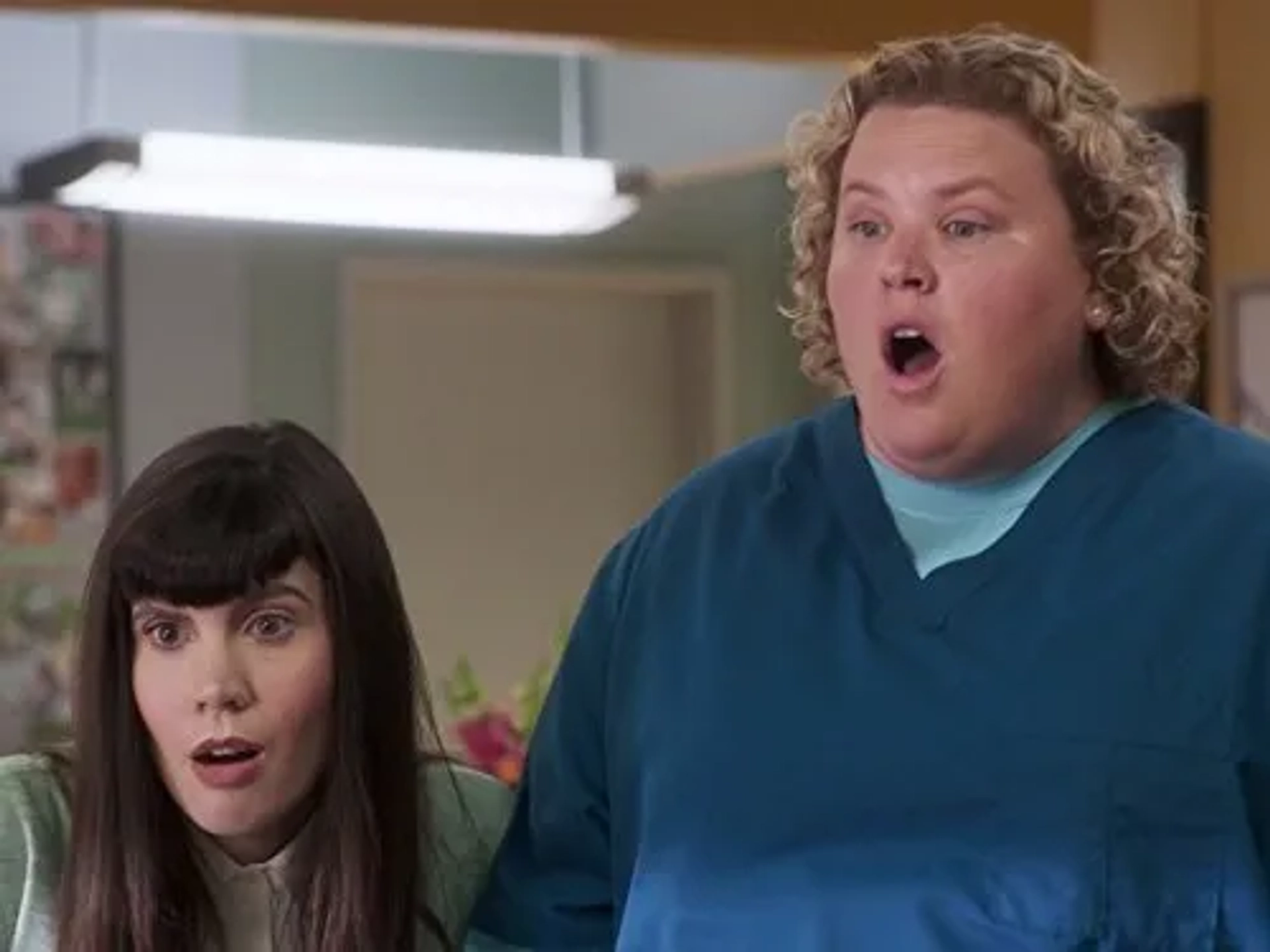 Tipper Newton and Fortune Feimster in The Mindy Project (2012)