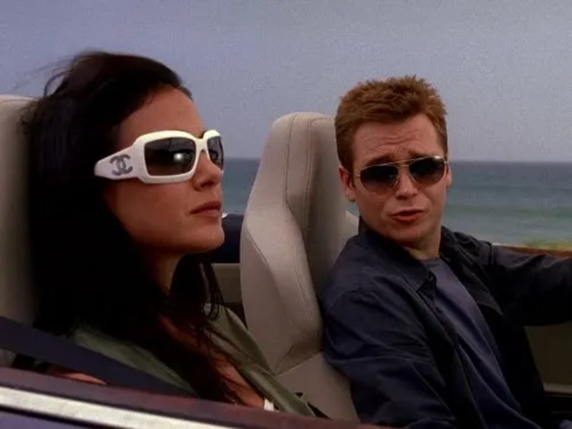 Emmanuelle Chriqui and Kevin Connolly in Entourage (2004)