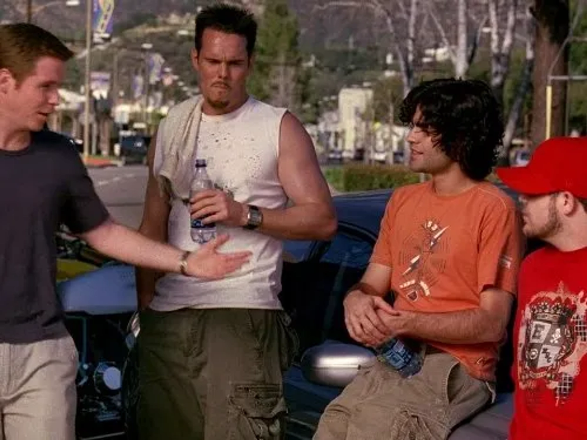 Kevin Dillon, Adrian Grenier, Kevin Connolly, and Jerry Ferrara in Entourage (2004)