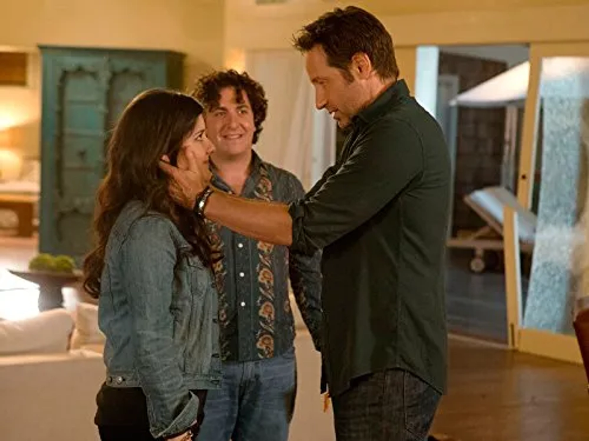 David Duchovny, Madeleine Martin, and Oliver Cooper in Californication (2007)