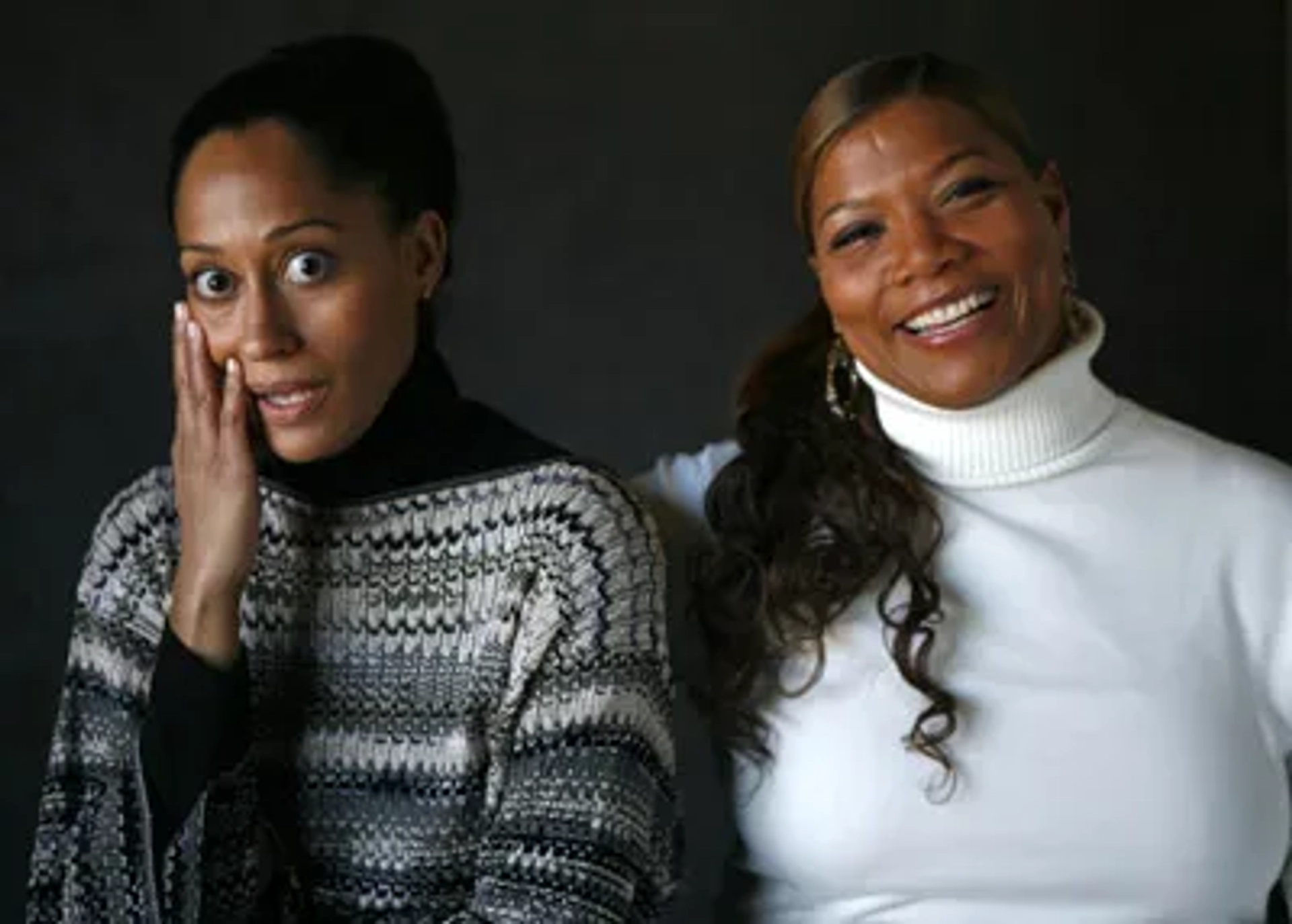 Queen Latifah and Tracee Ellis Ross at an event for Life Support (2007)
