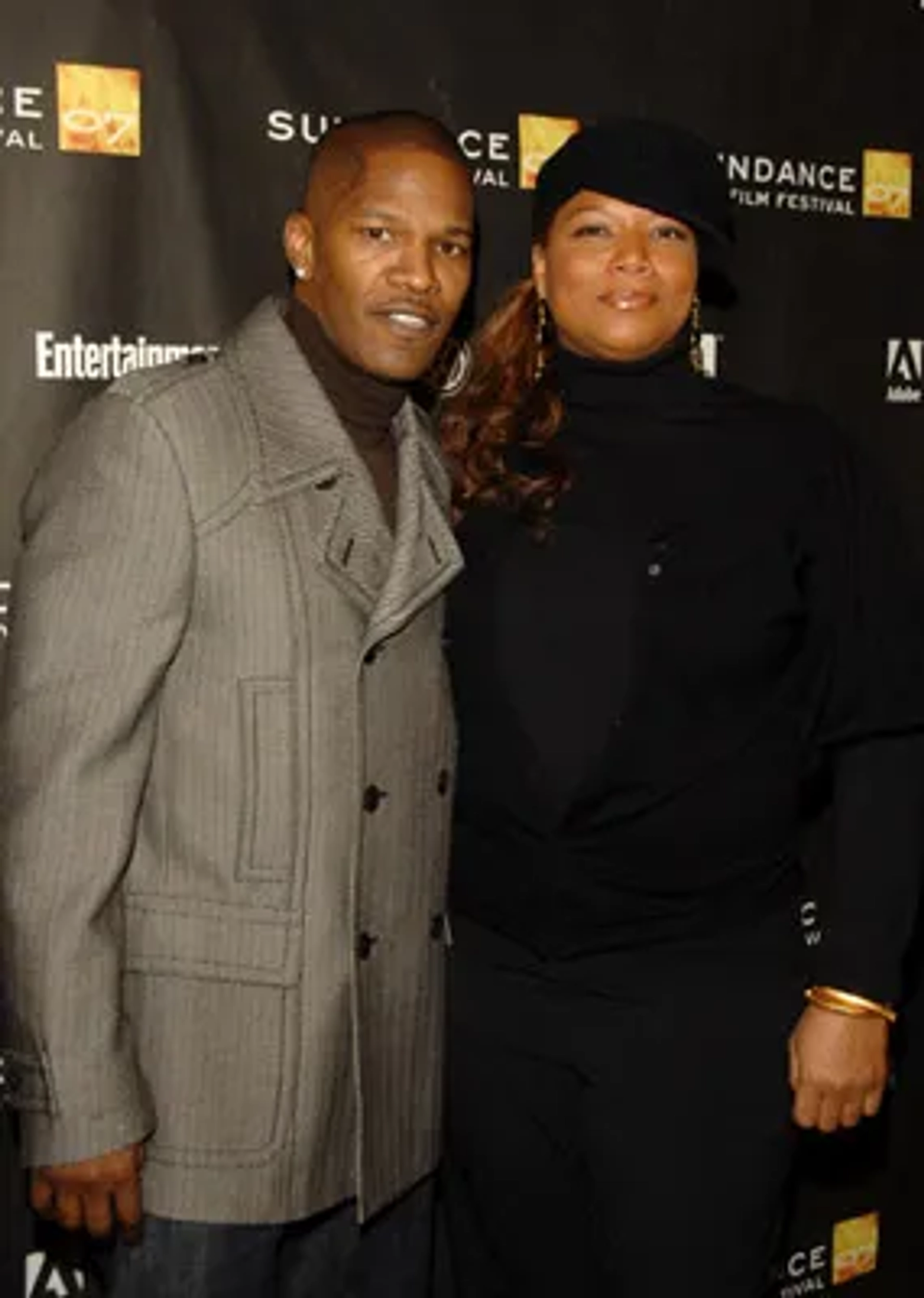 Queen Latifah and Jamie Foxx at an event for Life Support (2007)