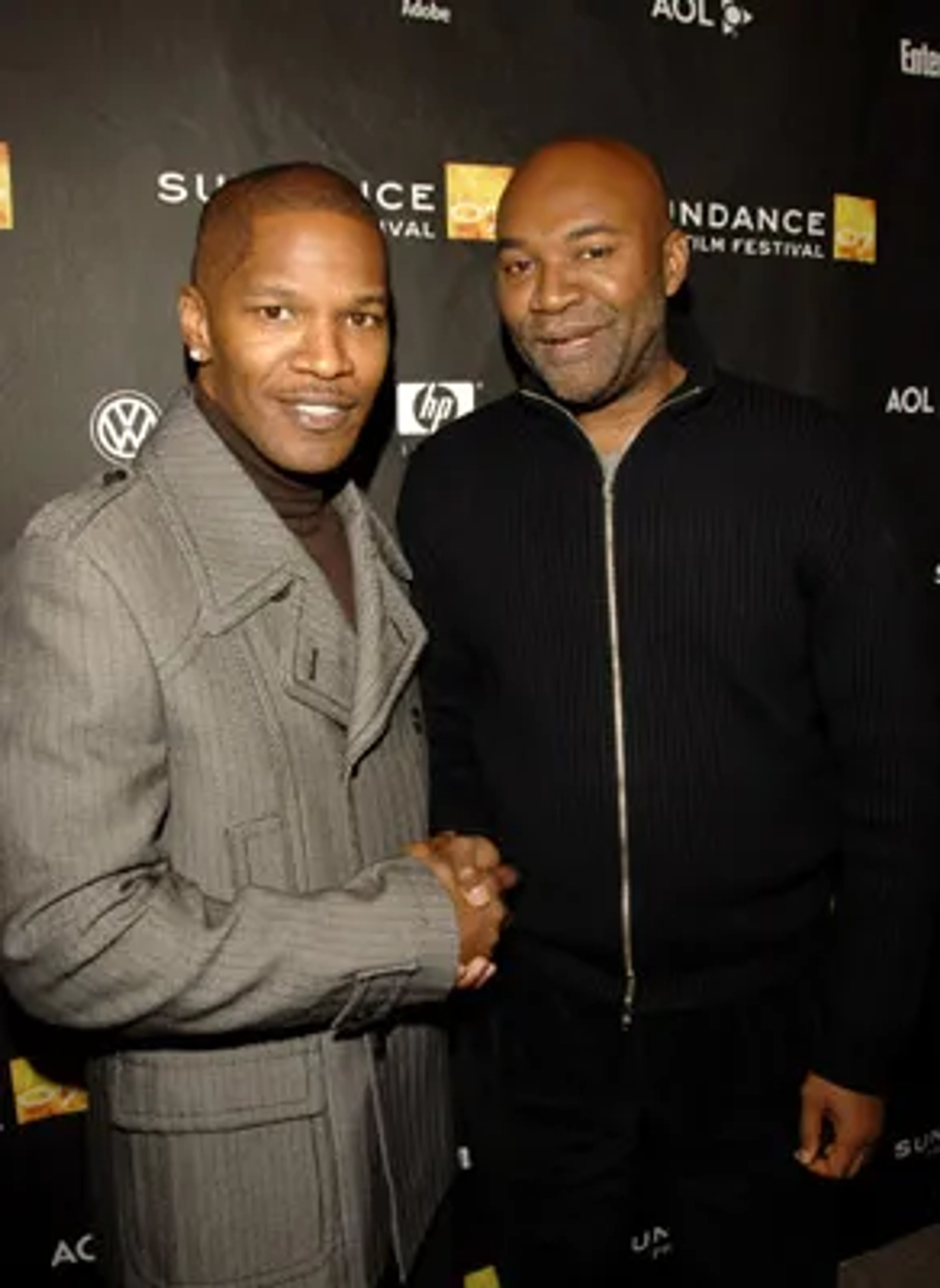 Jamie Foxx and Nelson George at an event for Life Support (2007)
