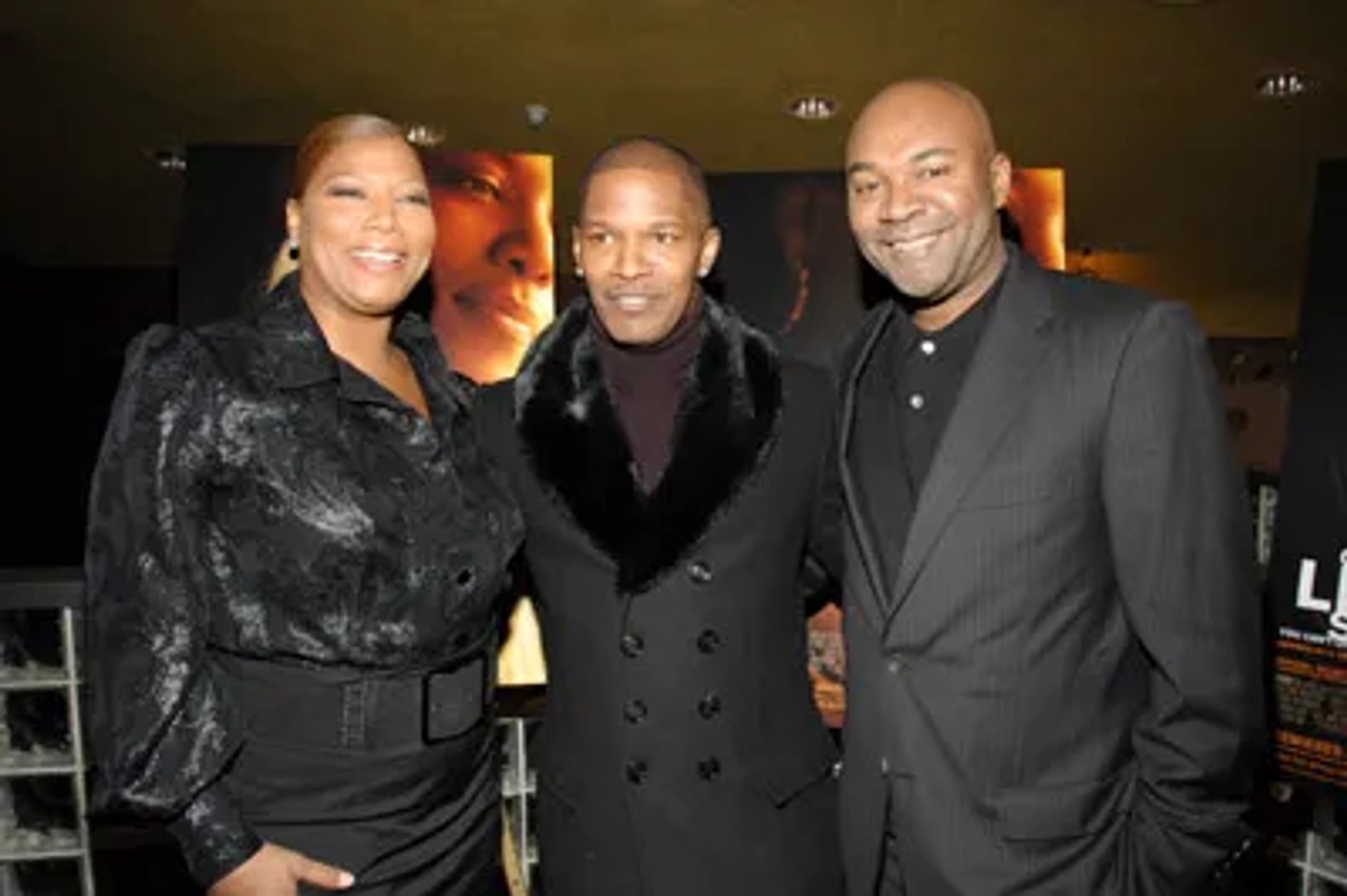 Queen Latifah, Jamie Foxx, and Nelson George at an event for Life Support (2007)