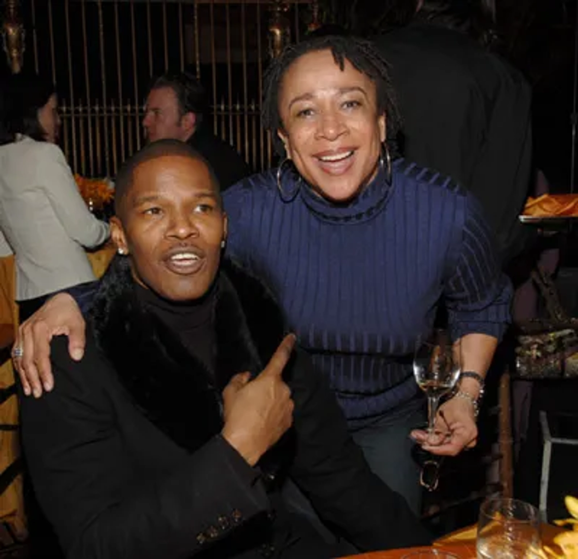 Jamie Foxx and S. Epatha Merkerson at an event for Life Support (2007)