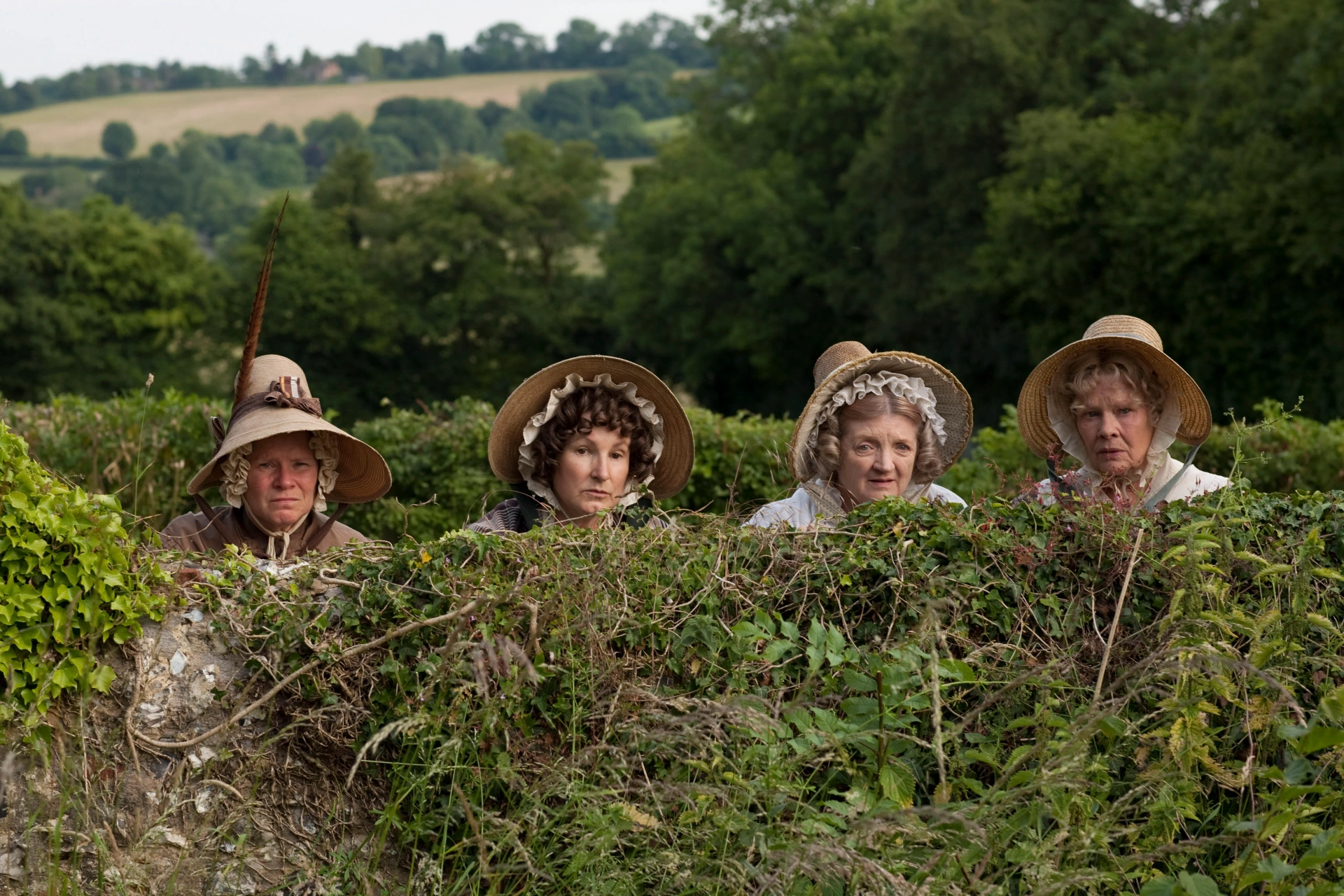 Judi Dench, Imelda Staunton, Deborah Findlay, and Julia McKenzie in Cranford (2007)