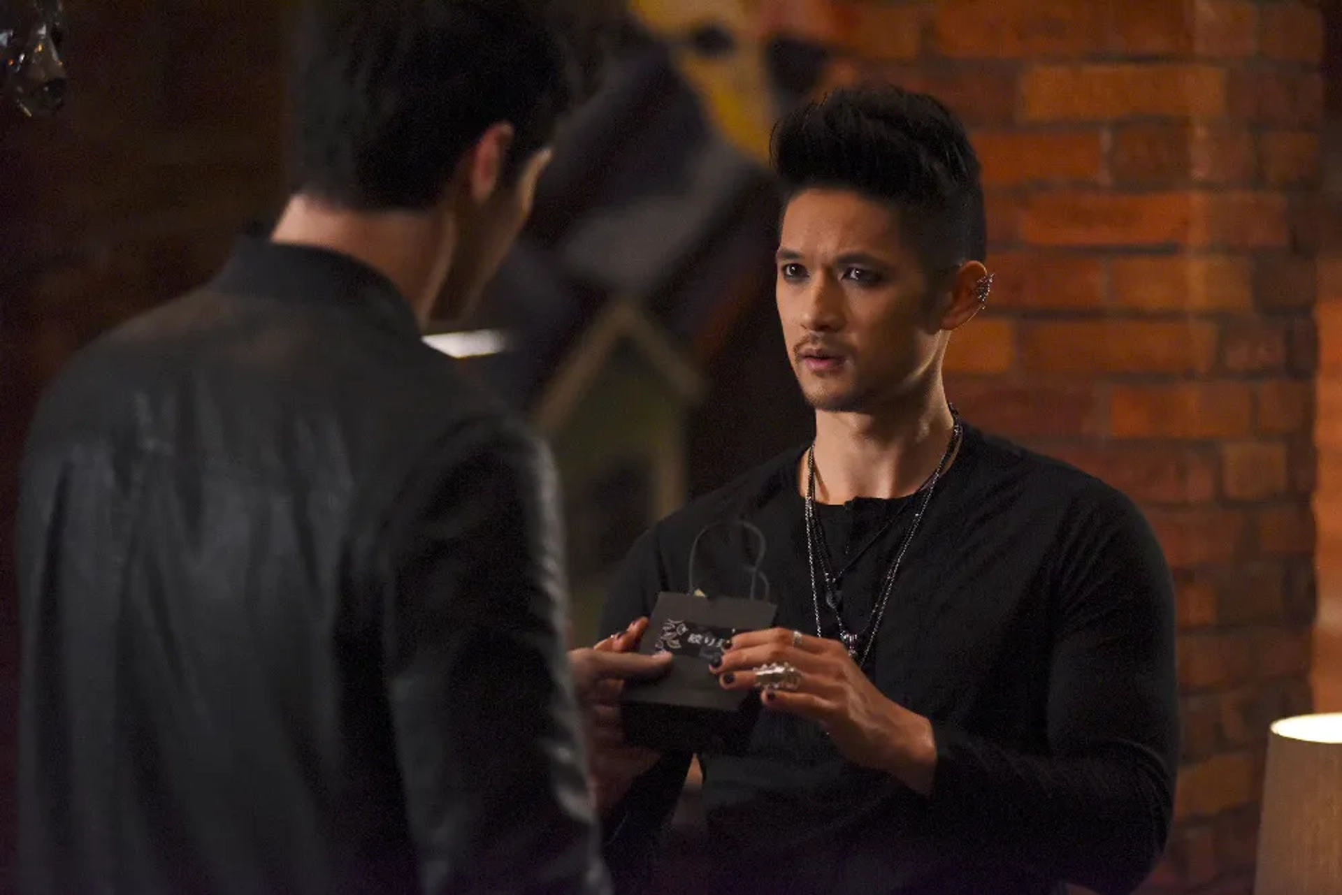Harry Shum Jr. and Matthew Daddario in Shadowhunters (2016)